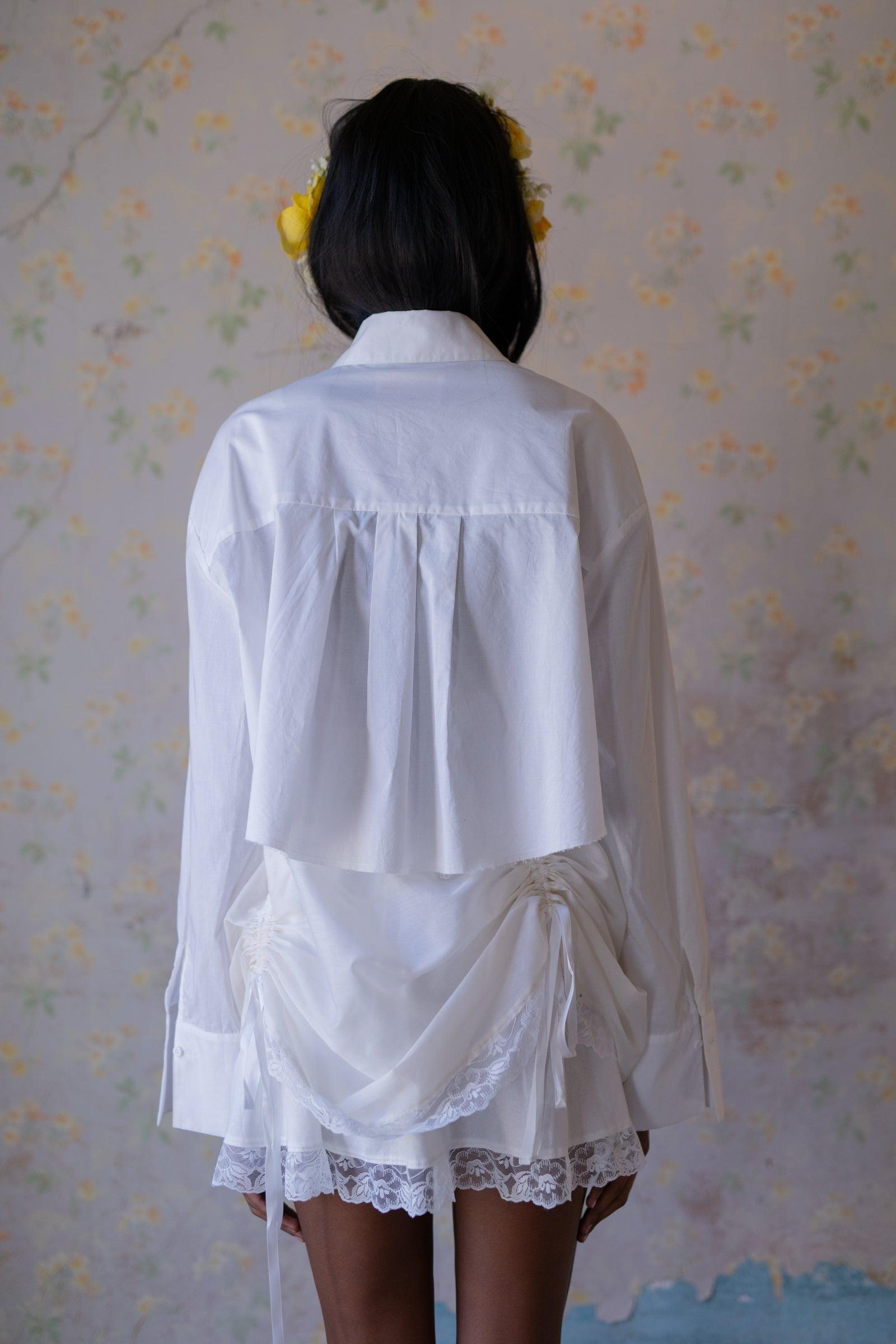 The Ivory Mini Theater Skirt Product Image