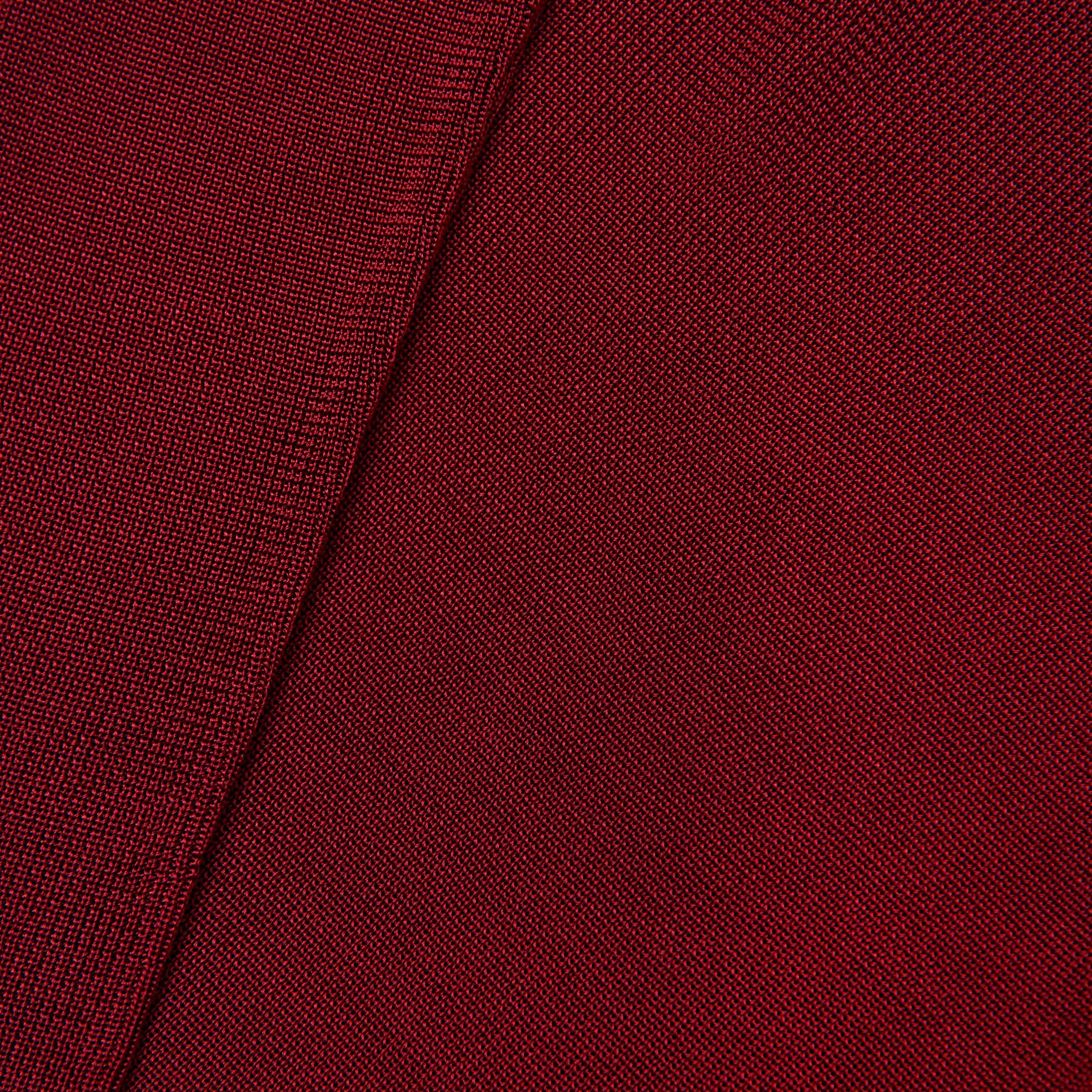 Burgundy Viscose Knit Top Product Image