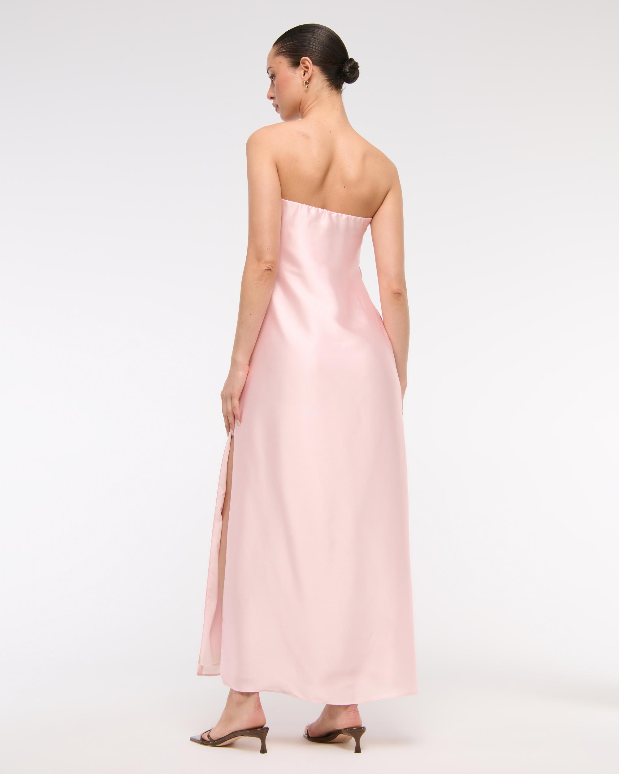 The A&F Julia Strapless Slip Maxi Dress Product Image