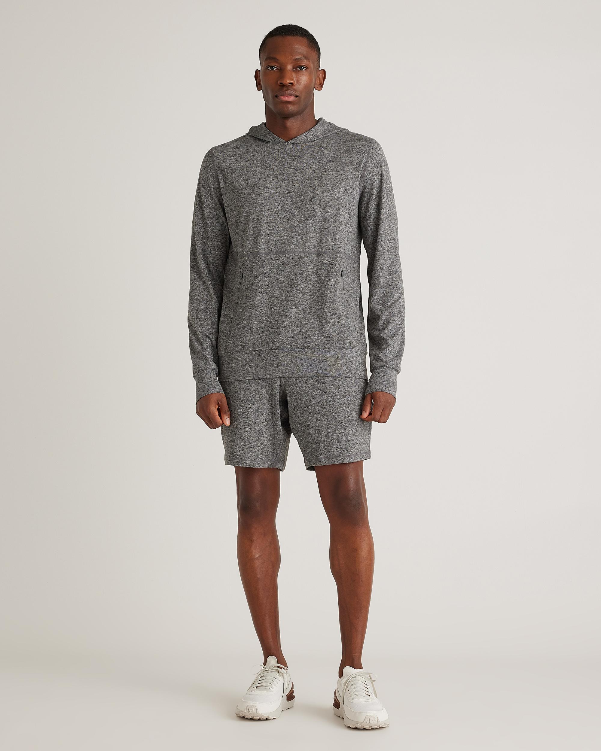 Quince | Men's Super Soft Performance Hoodie Pullover Flowknit Activewear, Recycled Polyester Product Image