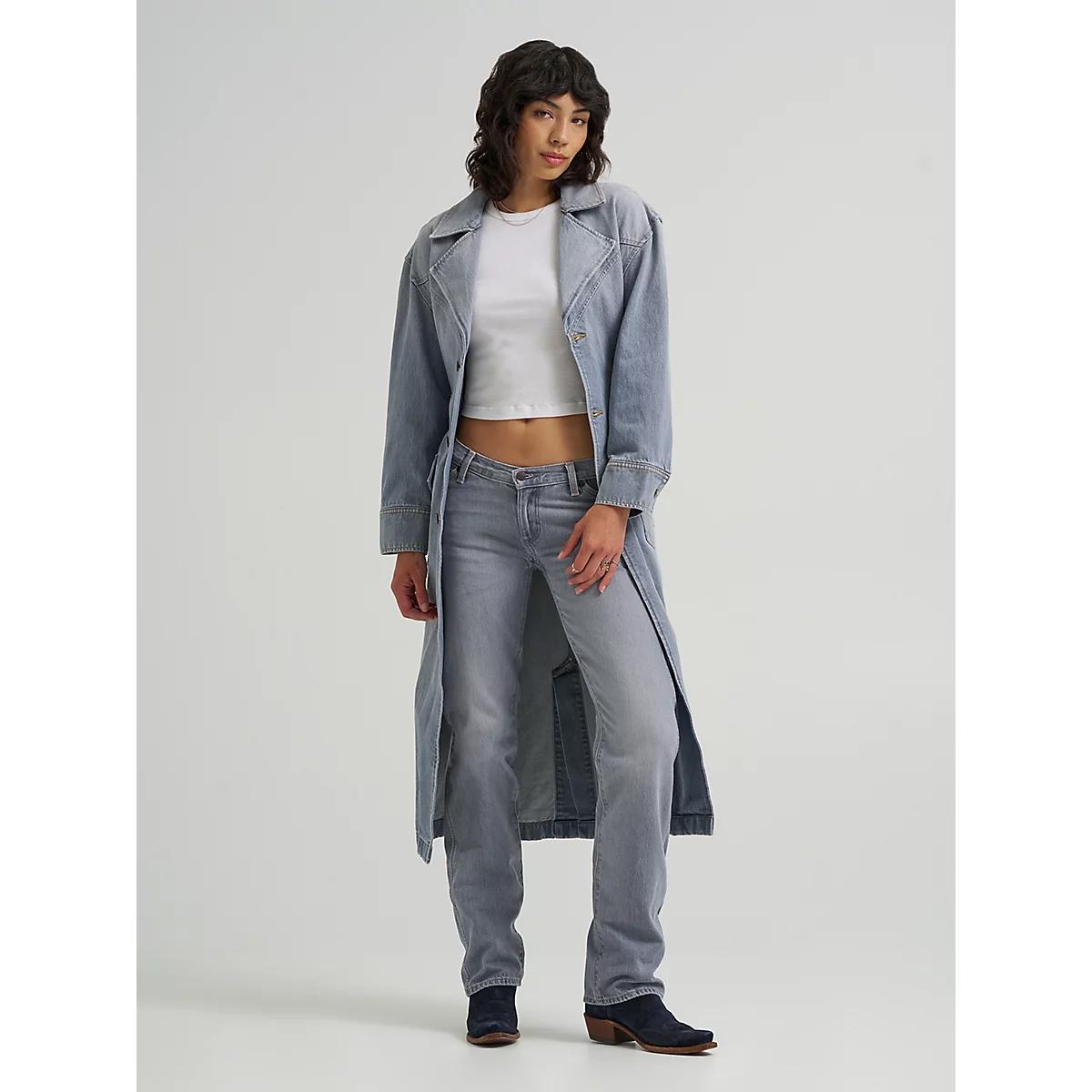 Women's Low Rise Cowboy Jean in Haute Haze Product Image