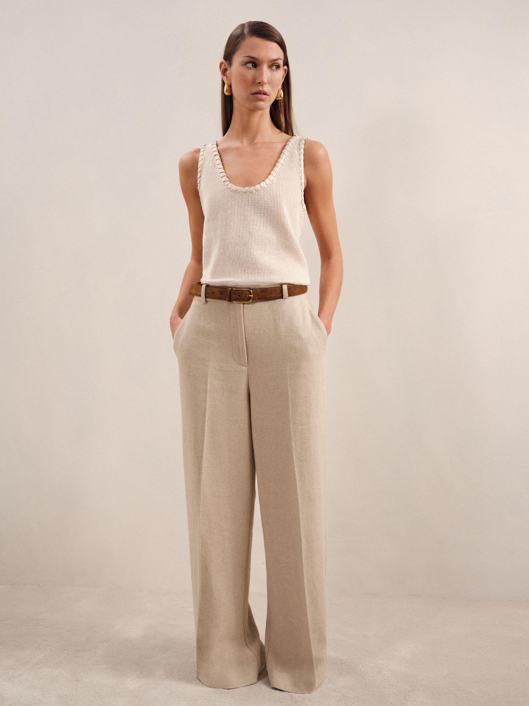 Petite Double-Breasted Peak-Lapel Suit Jacket in Pink Product Image