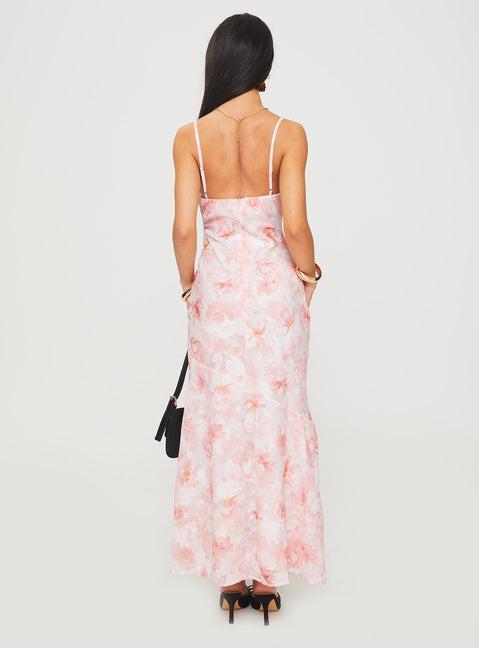 Mafalde Maxi Dress Pink Product Image