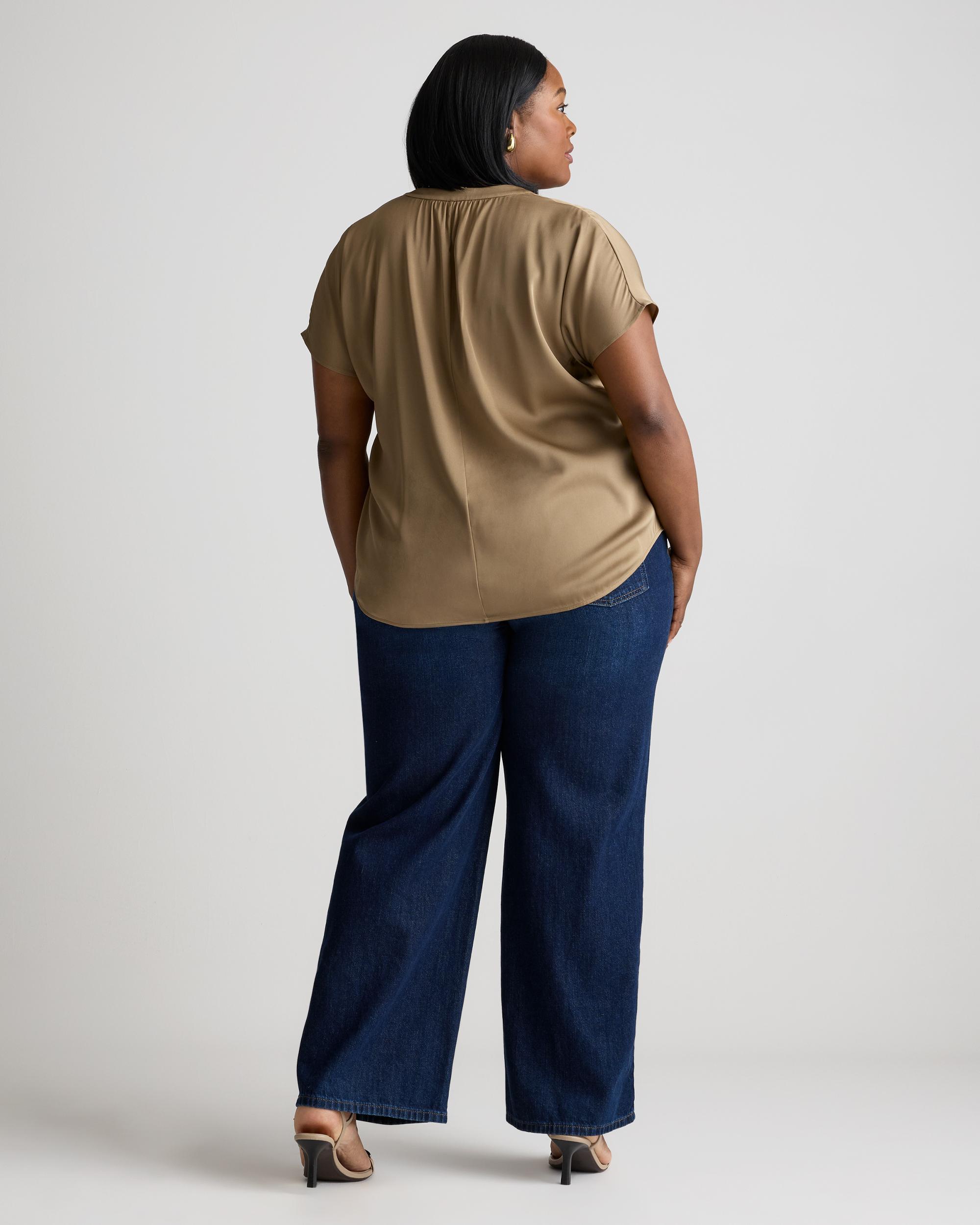 Quince | Women's Washable Stretch Silk Dolman Sleeve Blouse Mulberry Silk Product Image