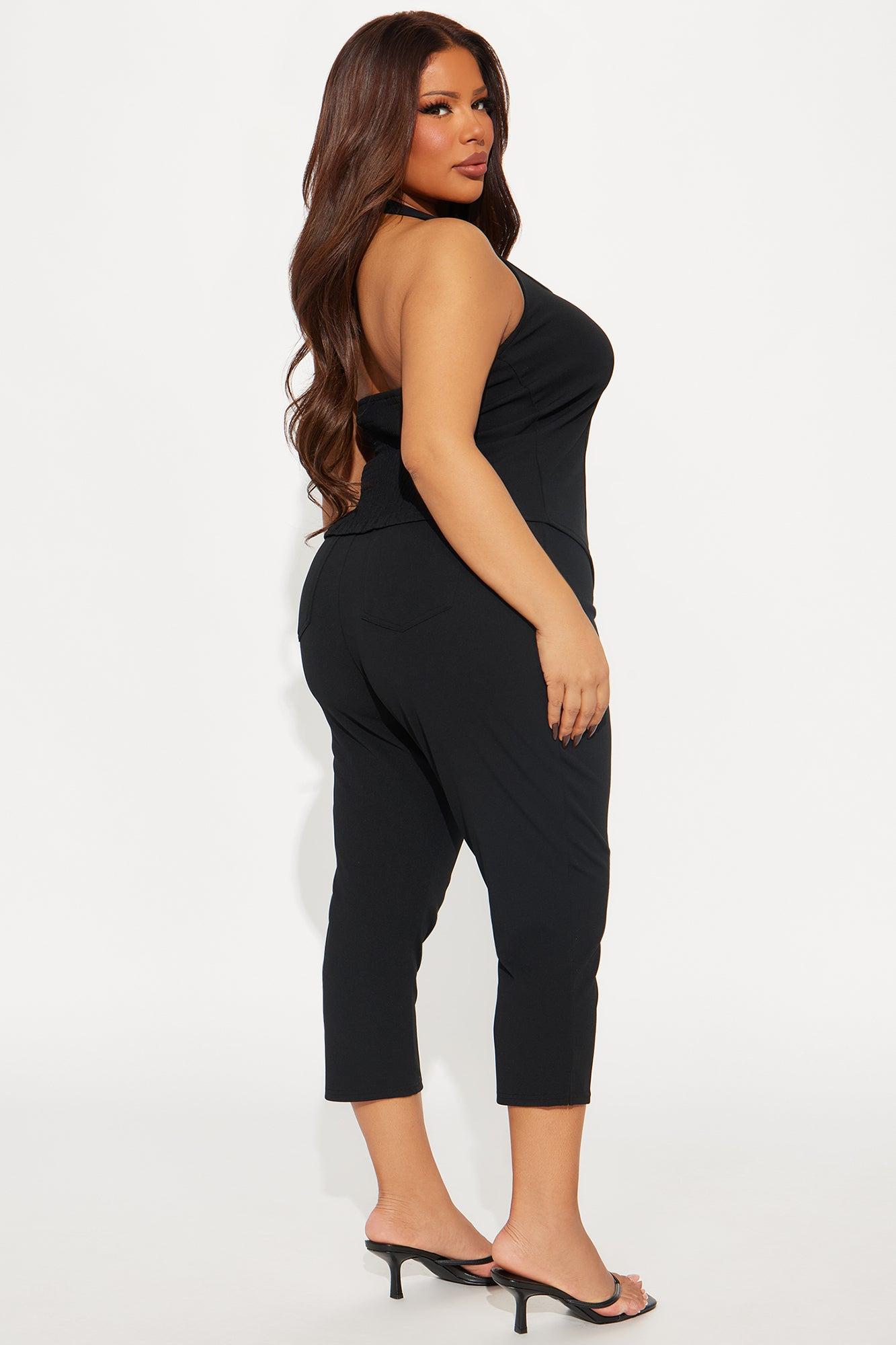 Lovely Day Capri Set - Black Product Image