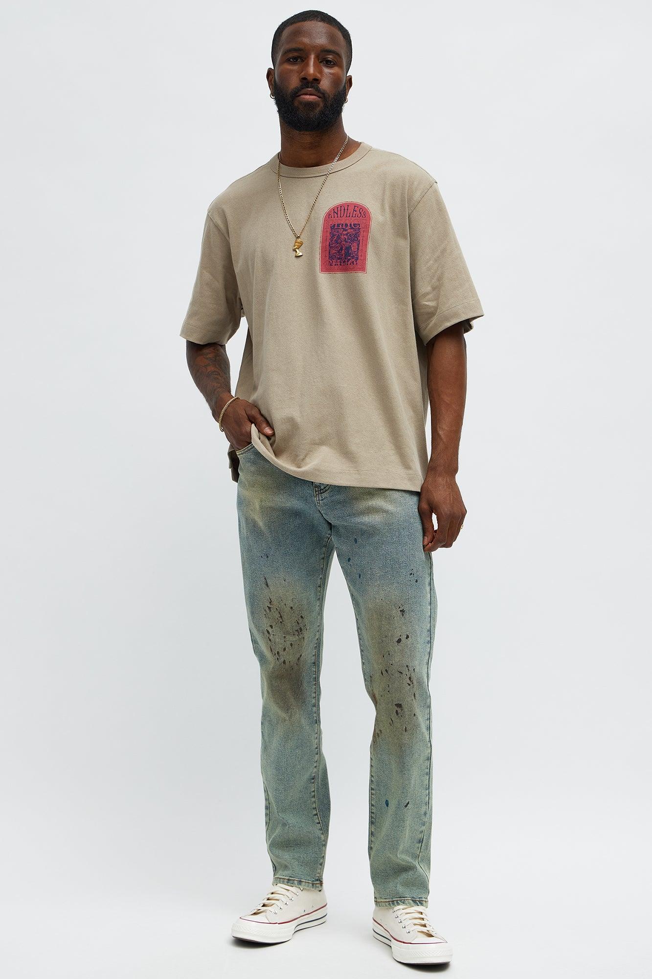 Skinny Dirt On My Name Jeans - Medium Blue Wash Male Product Image