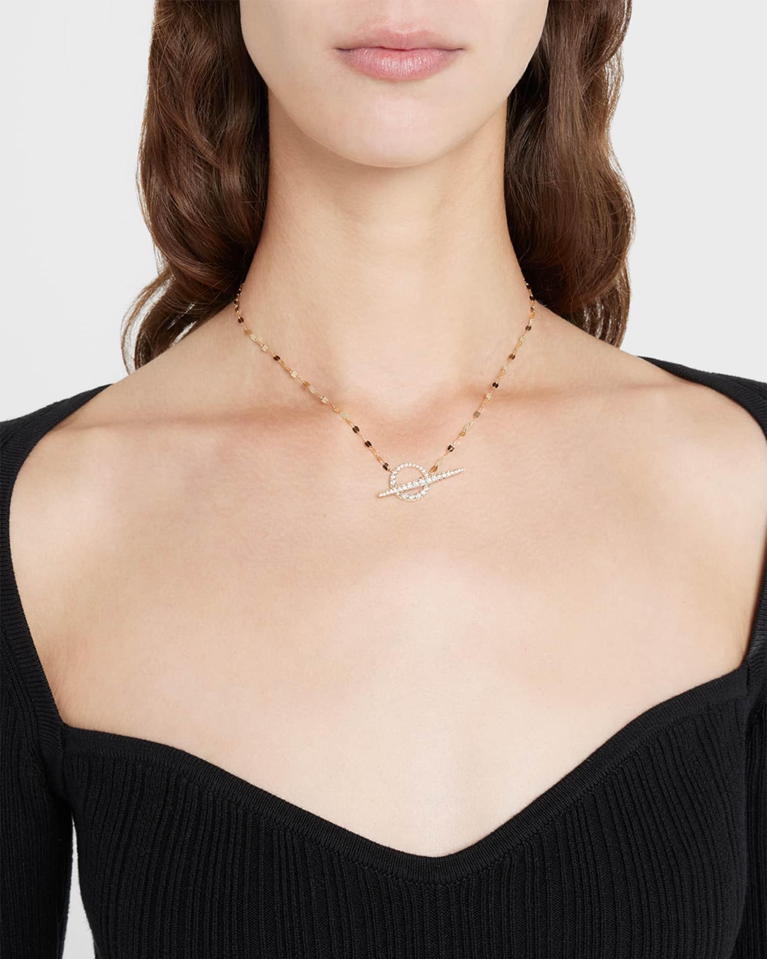 Flawless Graduating Diamond Toggle Necklace Product Image