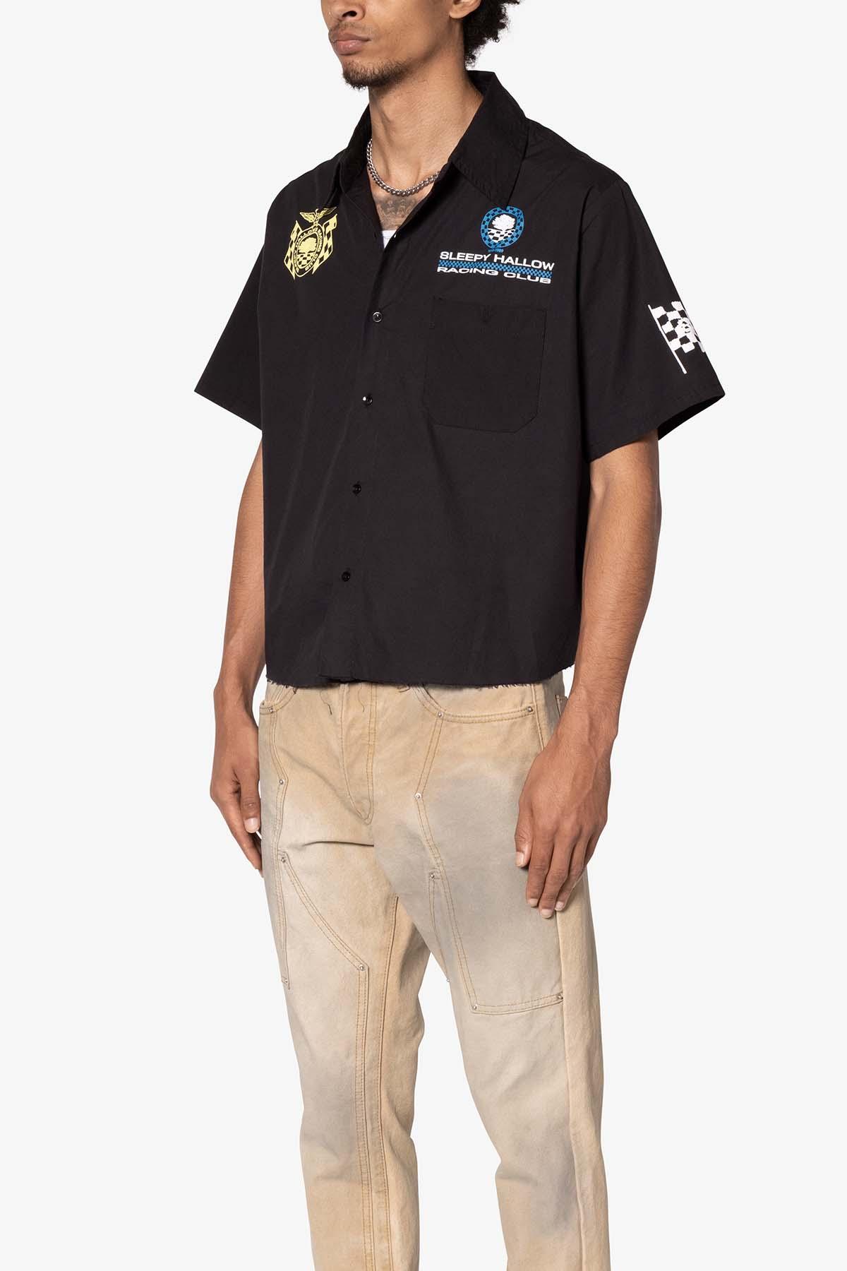 SHRC Pit Crew Cropped Shirt - Black Product Image