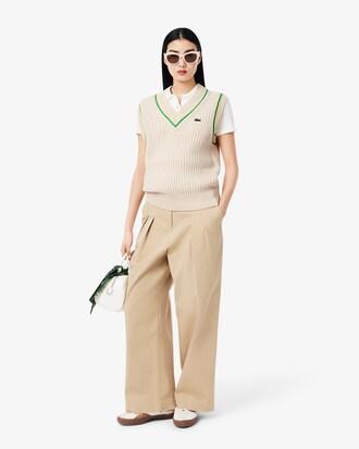 Crochet Effect Sweater Vest Product Image