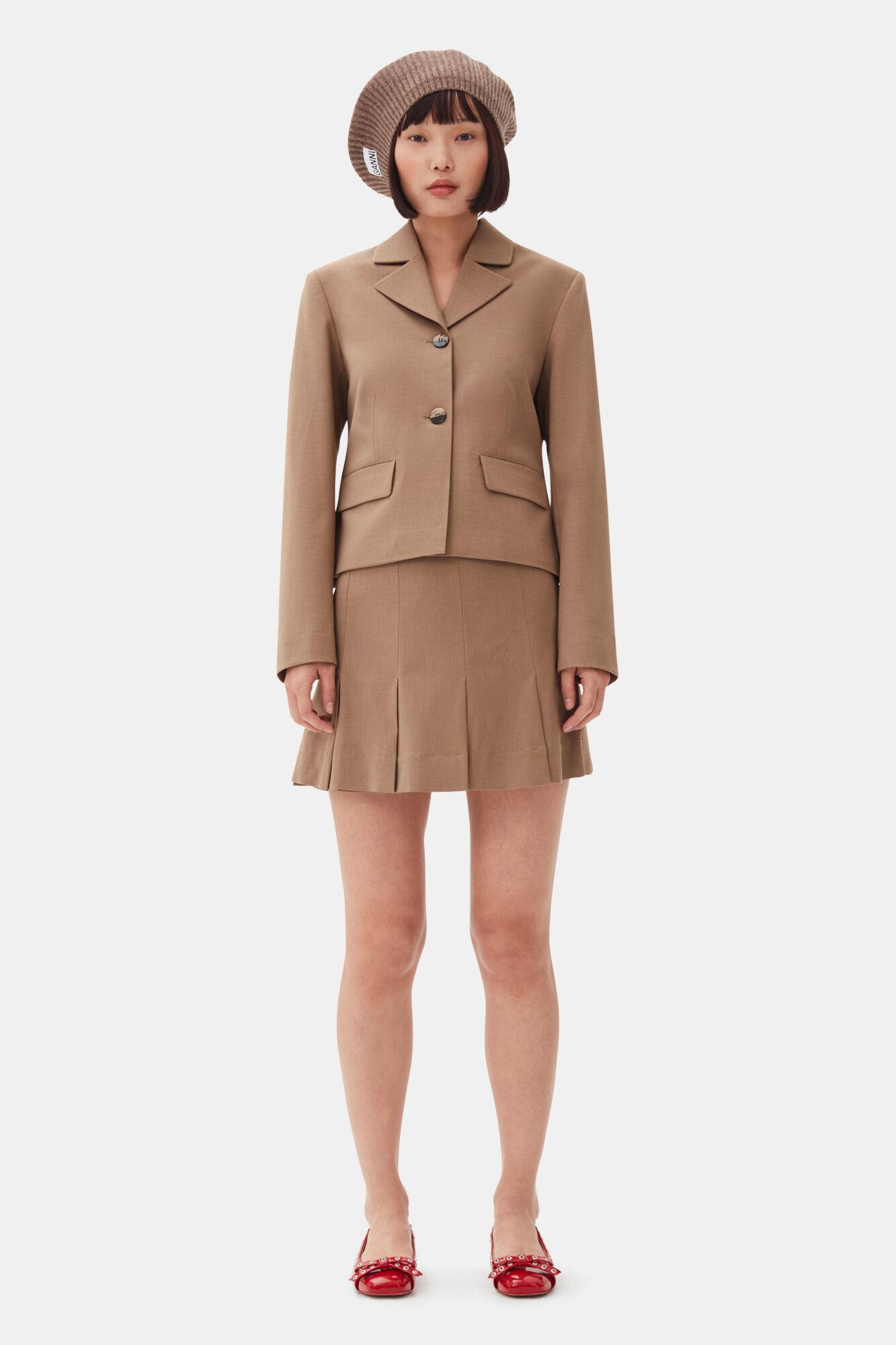 Red Eyelet Bow Ballerinas Product Image