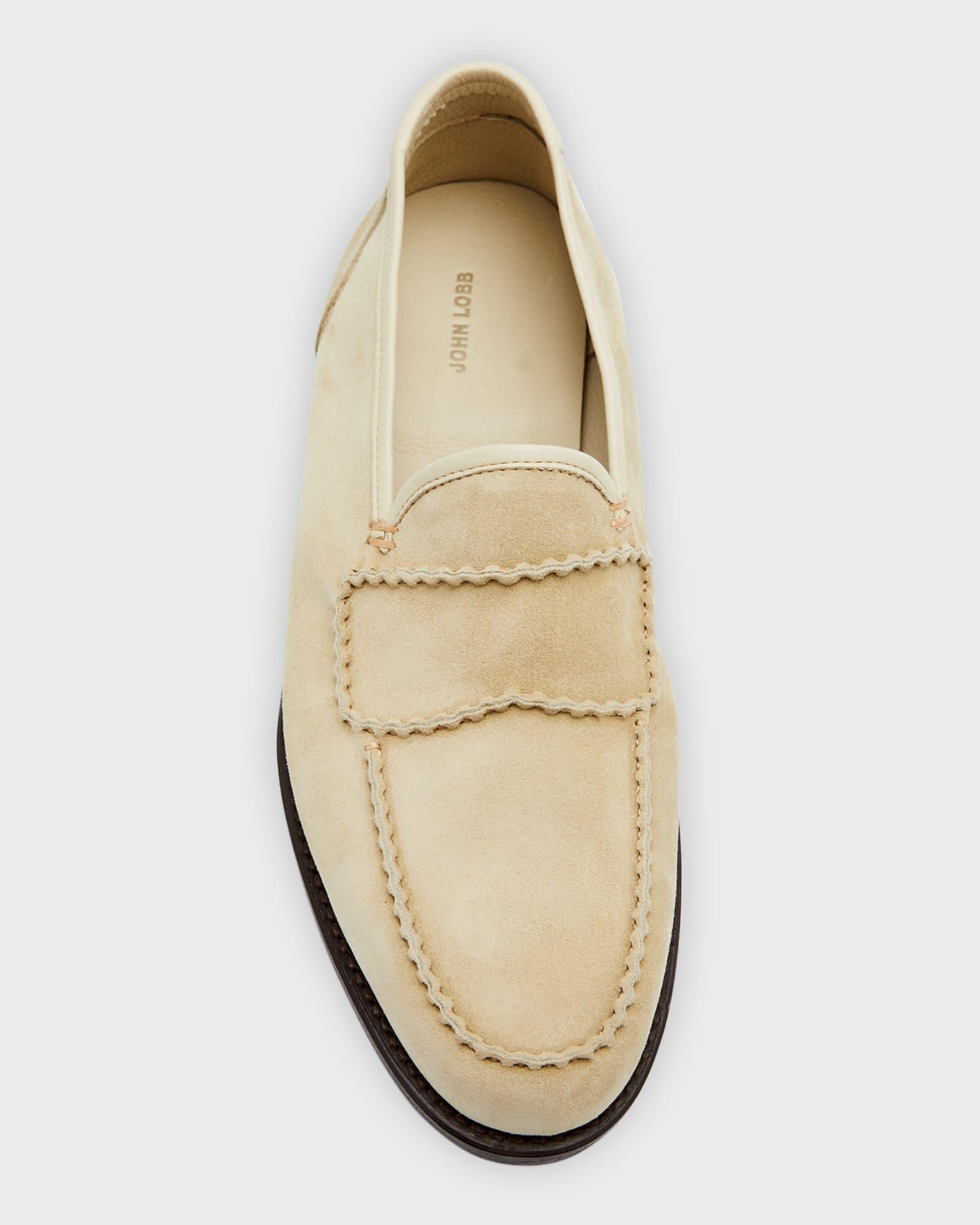 Men's Bath Suede Penny Loafers Product Image