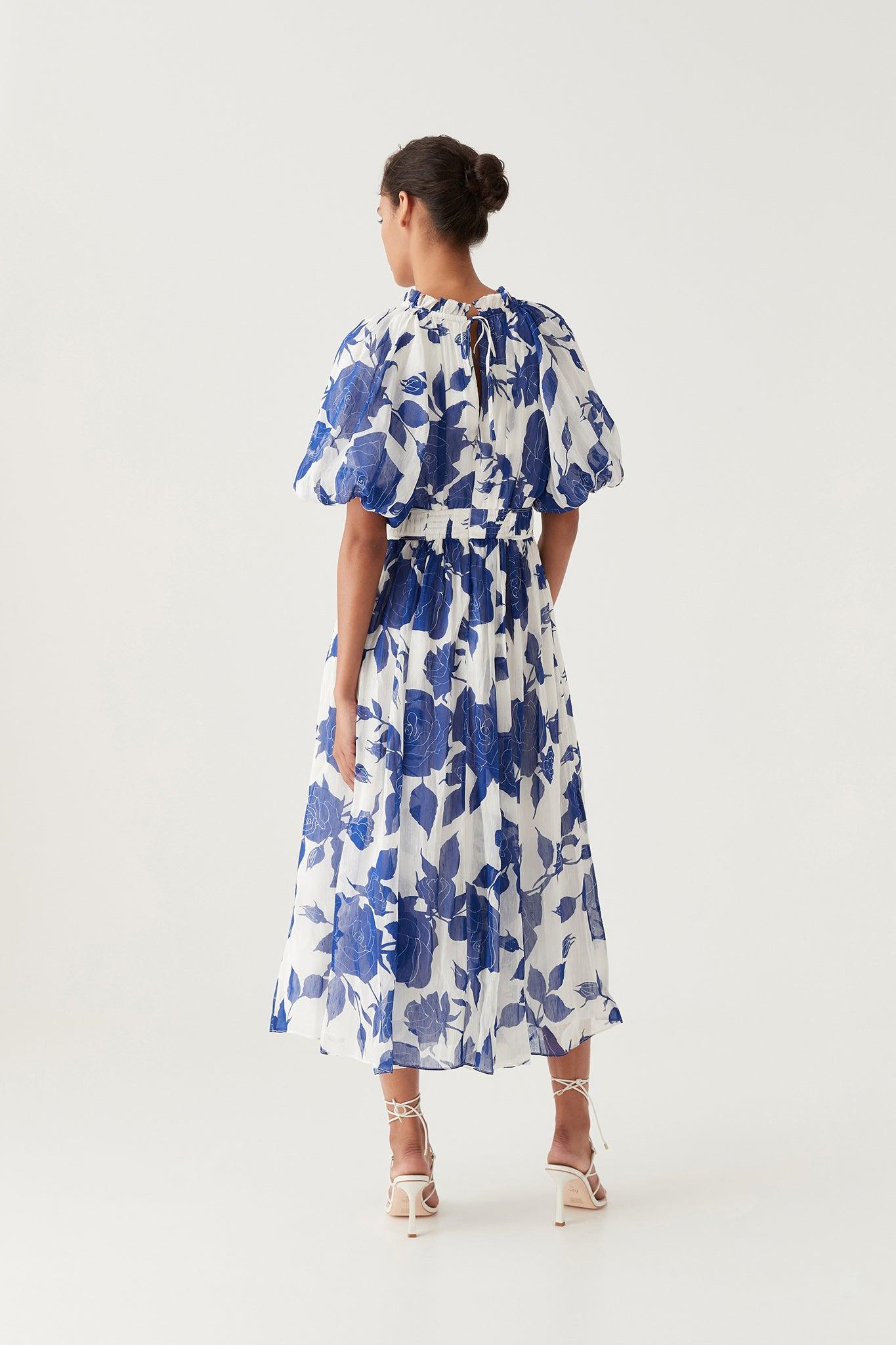 Elysium Blouson Midi Dress Product Image