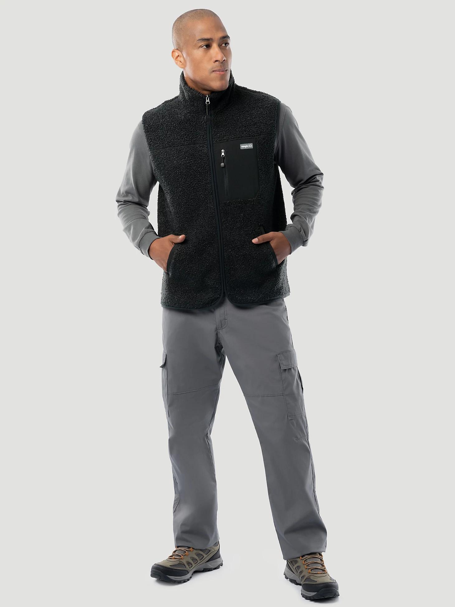 Men's Wrangler ATG™ Sherpa Utility Hiking Vest Caviar Product Image