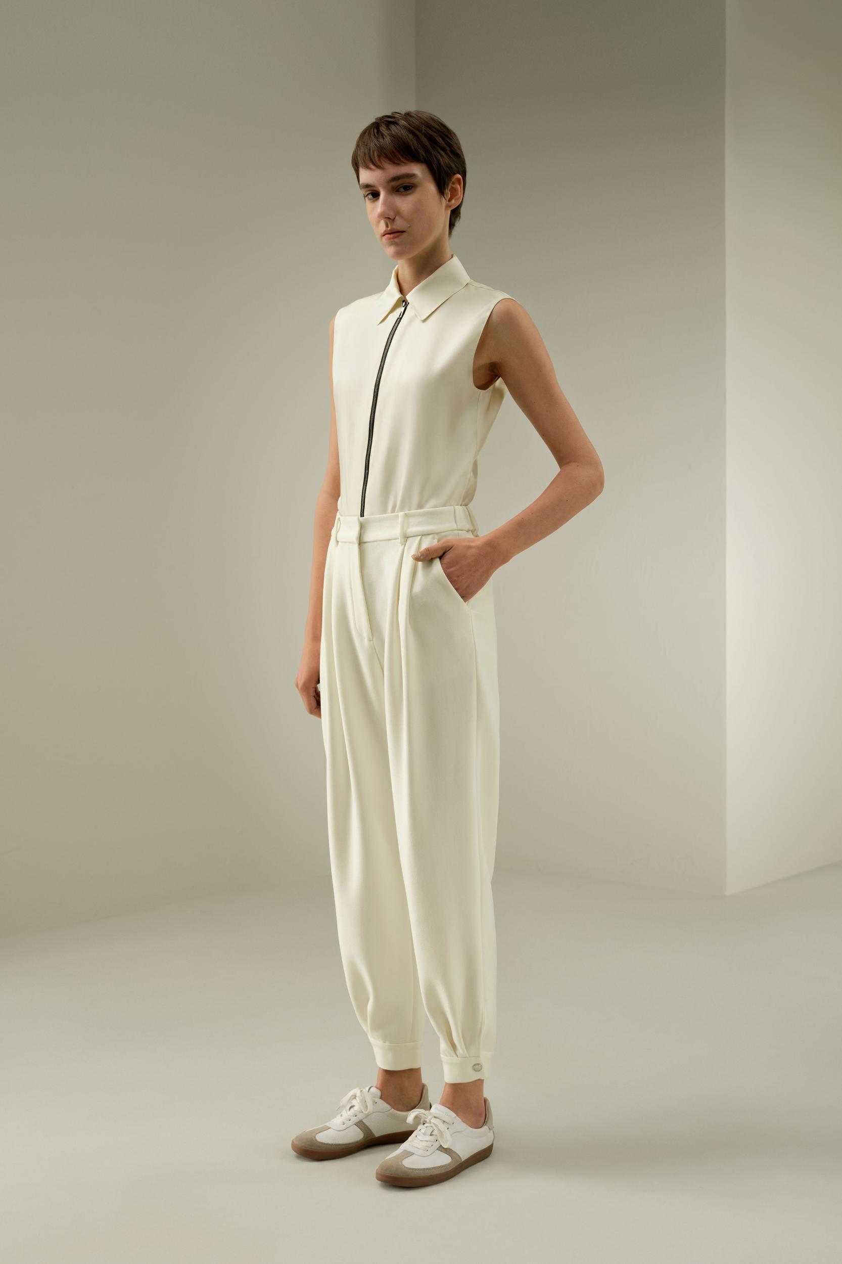 LSxES Silk-Wool Joggers with Pockets Product Image