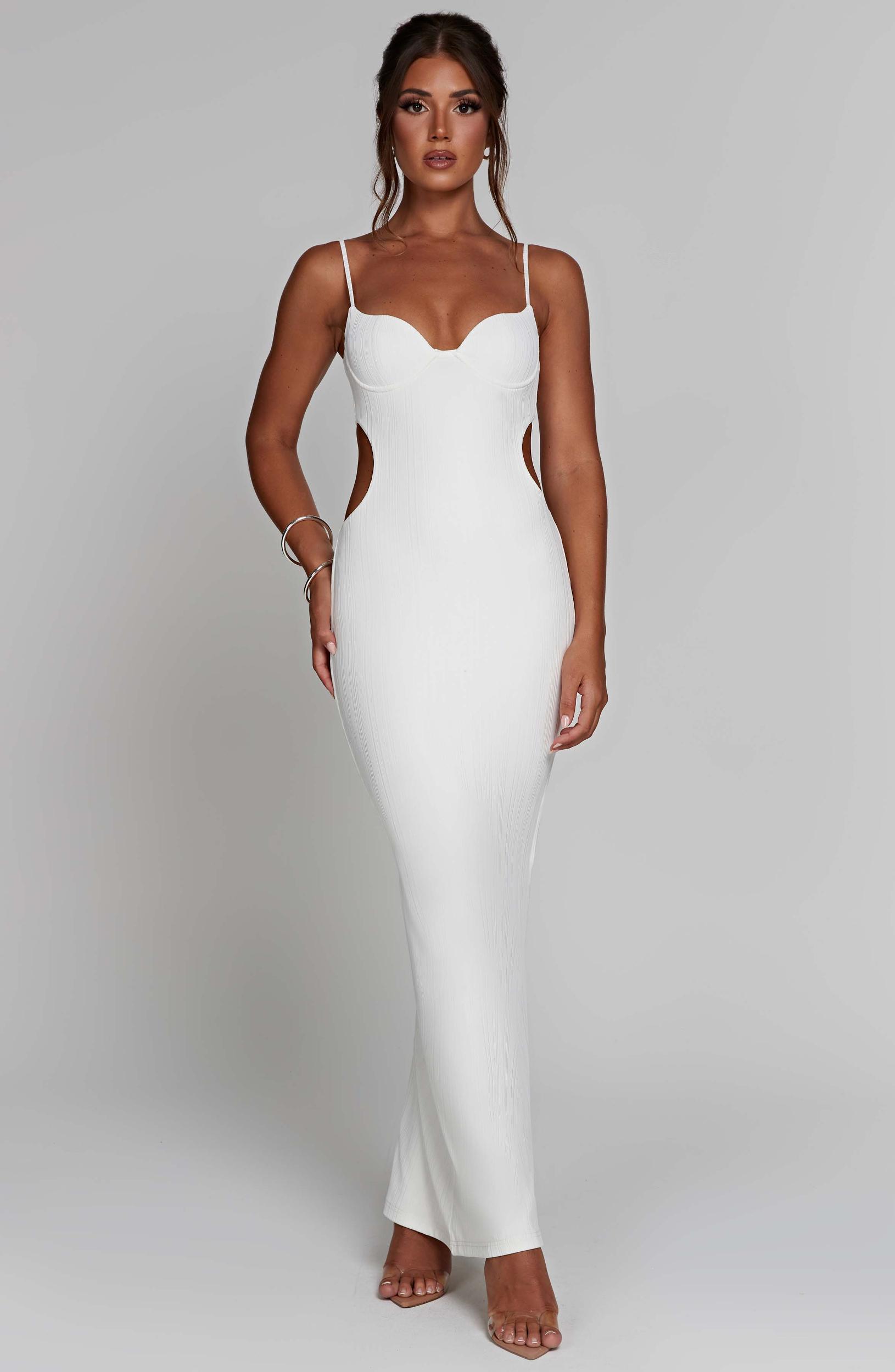 Celine Maxi Dress - White Product Image