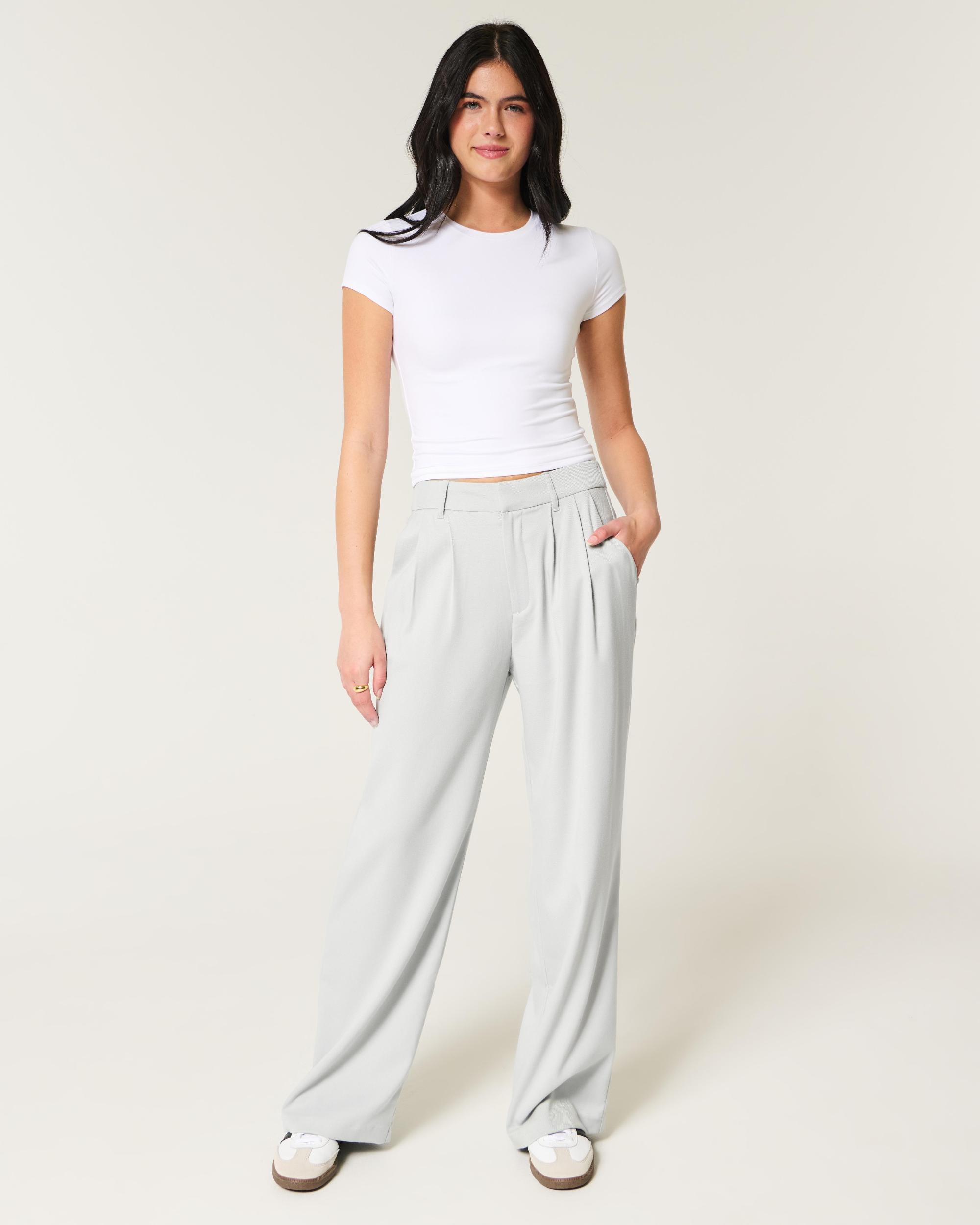 Hollister Livvy Ultra High-Rise Wide-Leg Pants Product Image