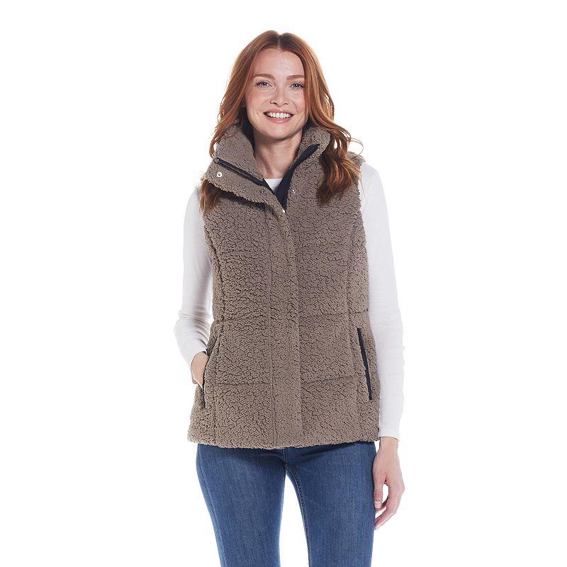 Women's Weathercast Sherpa Puffer Vest,  Product Image