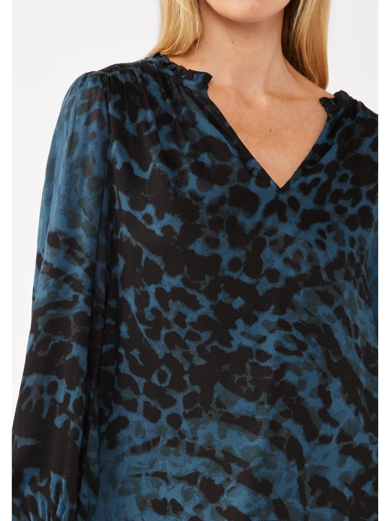 Challis Smocked Blouse Product Image