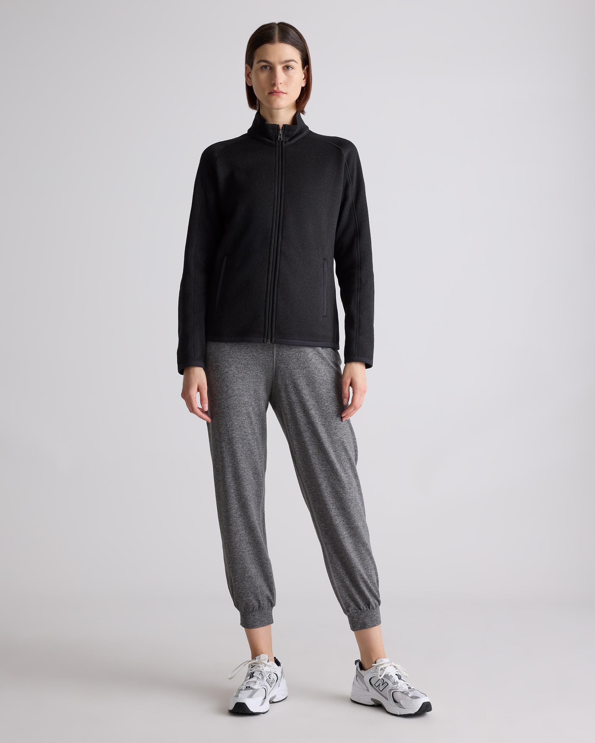 Quince | Women's Sweater-Knit Fleece Full-Zip Jacket Recycled Polyester Product Image