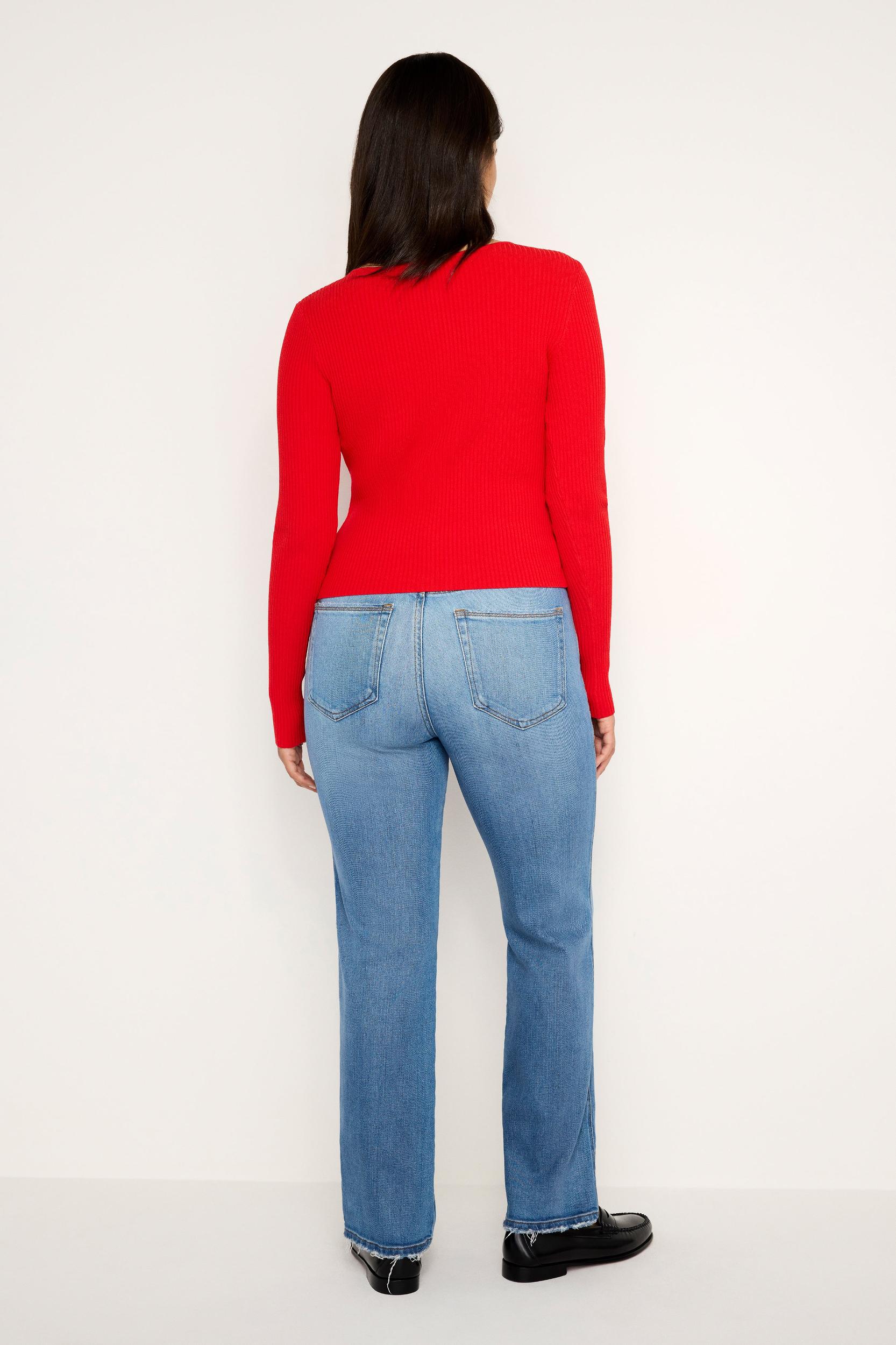 GOOD CURVE STRAIGHT JEANS | INDIGO338 Product Image