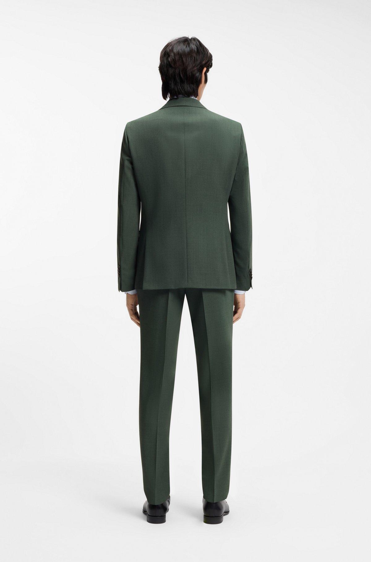 Washable slim-fit jacket in stretch cloth Product Image