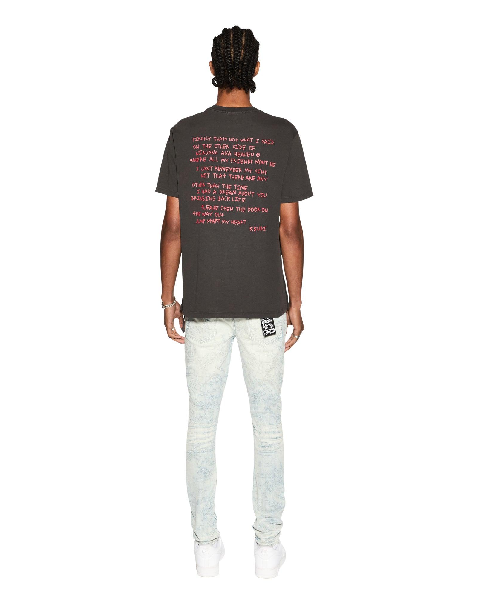 SABBATH KASH SS TEE FADED BLACK Male Product Image
