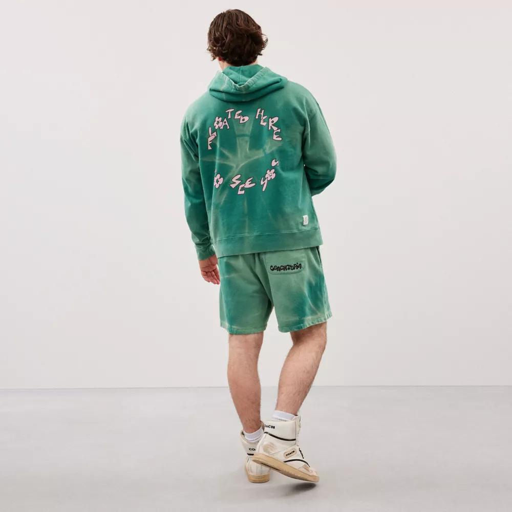 Sweat Shorts With Floating Butterfly Print Product Image