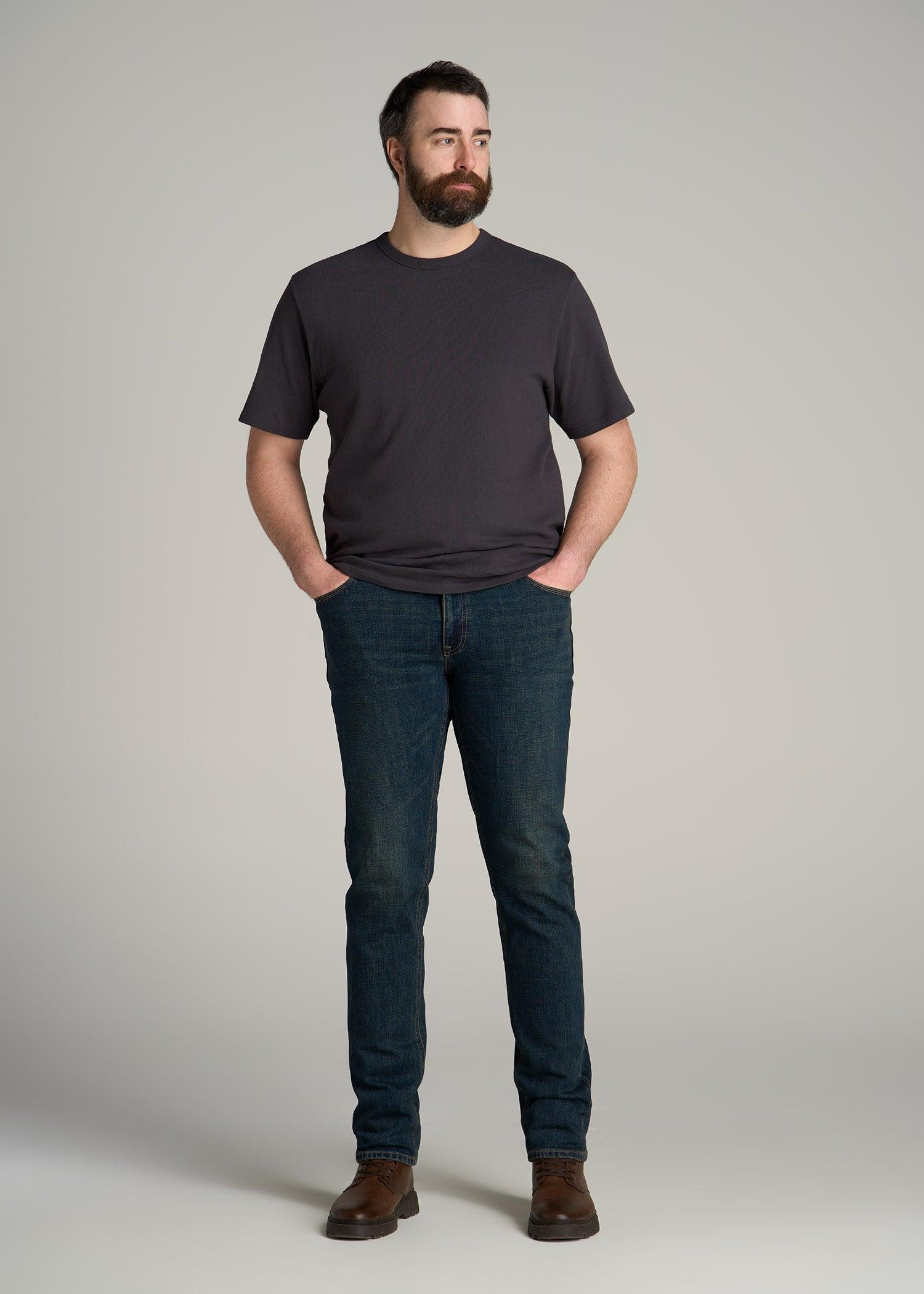 LJ&S TAPERED Jeans for Tall Men in Mechanic Blue Male Product Image