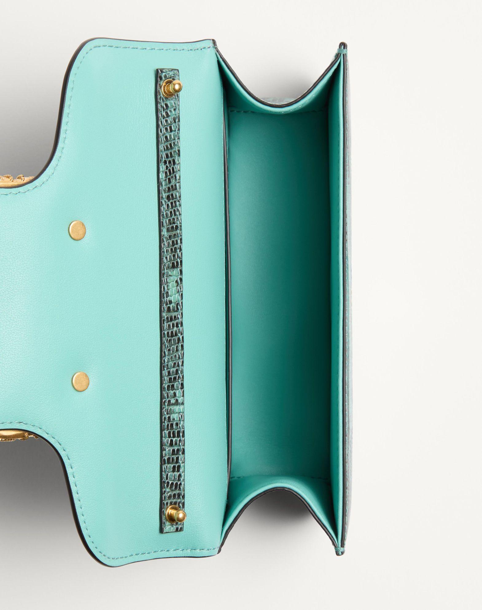 Valentino Garavani Locò Small Shoulder Bag In Tejus With Jewel Logo Product Image