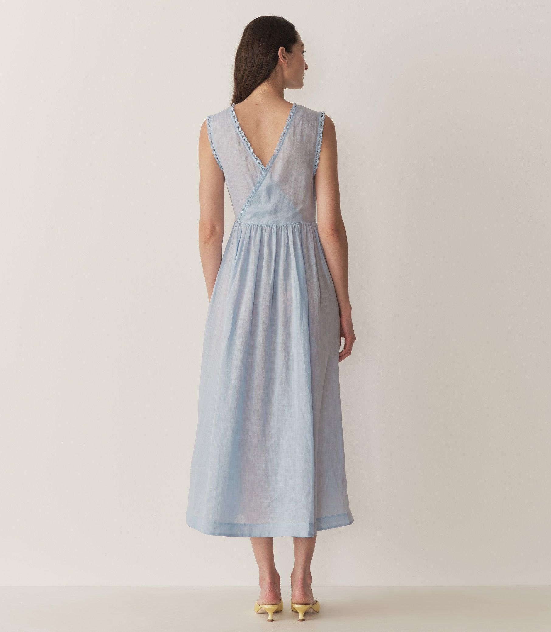 VICTORIA DRESS -- ICY BLUE Product Image