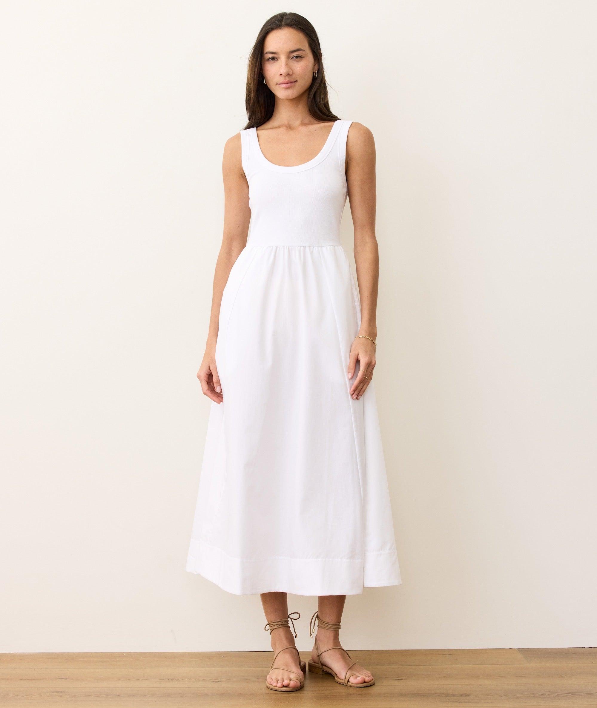 Lexi Rib Poplin Midi Dress Product Image
