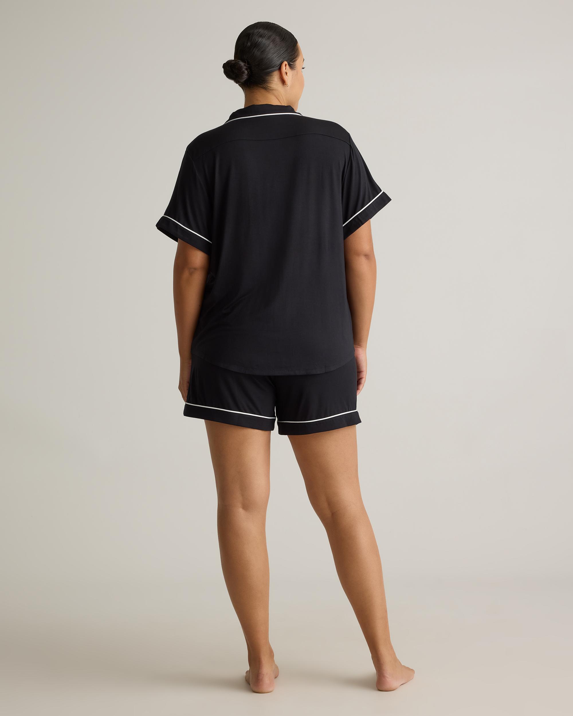 Quince | Women's Bamboo Jersey Short Sleeve Pajama Set Product Image