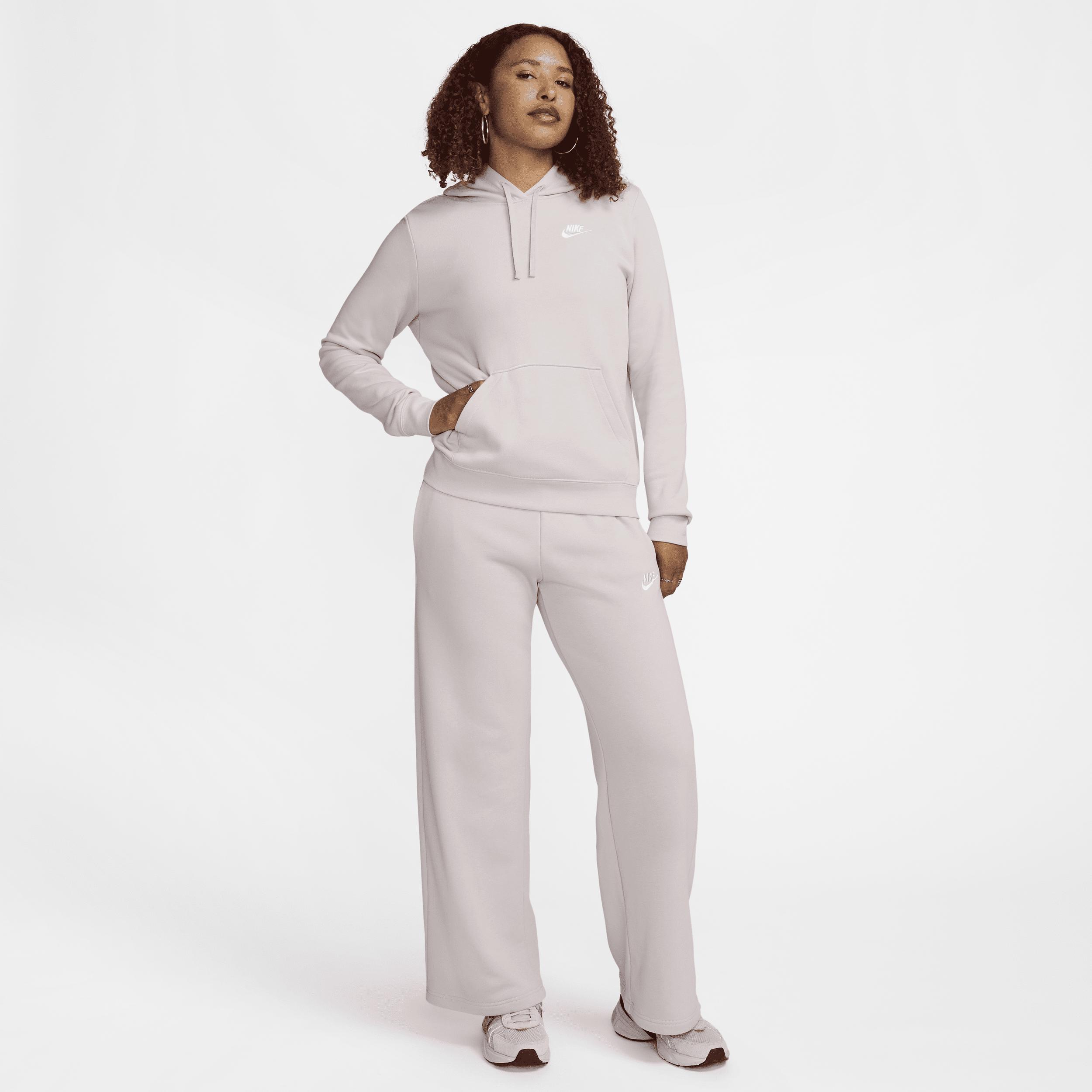 Women's Nike Sportswear Club Fleece Mid-Rise Wide-Leg Sweatpants Product Image