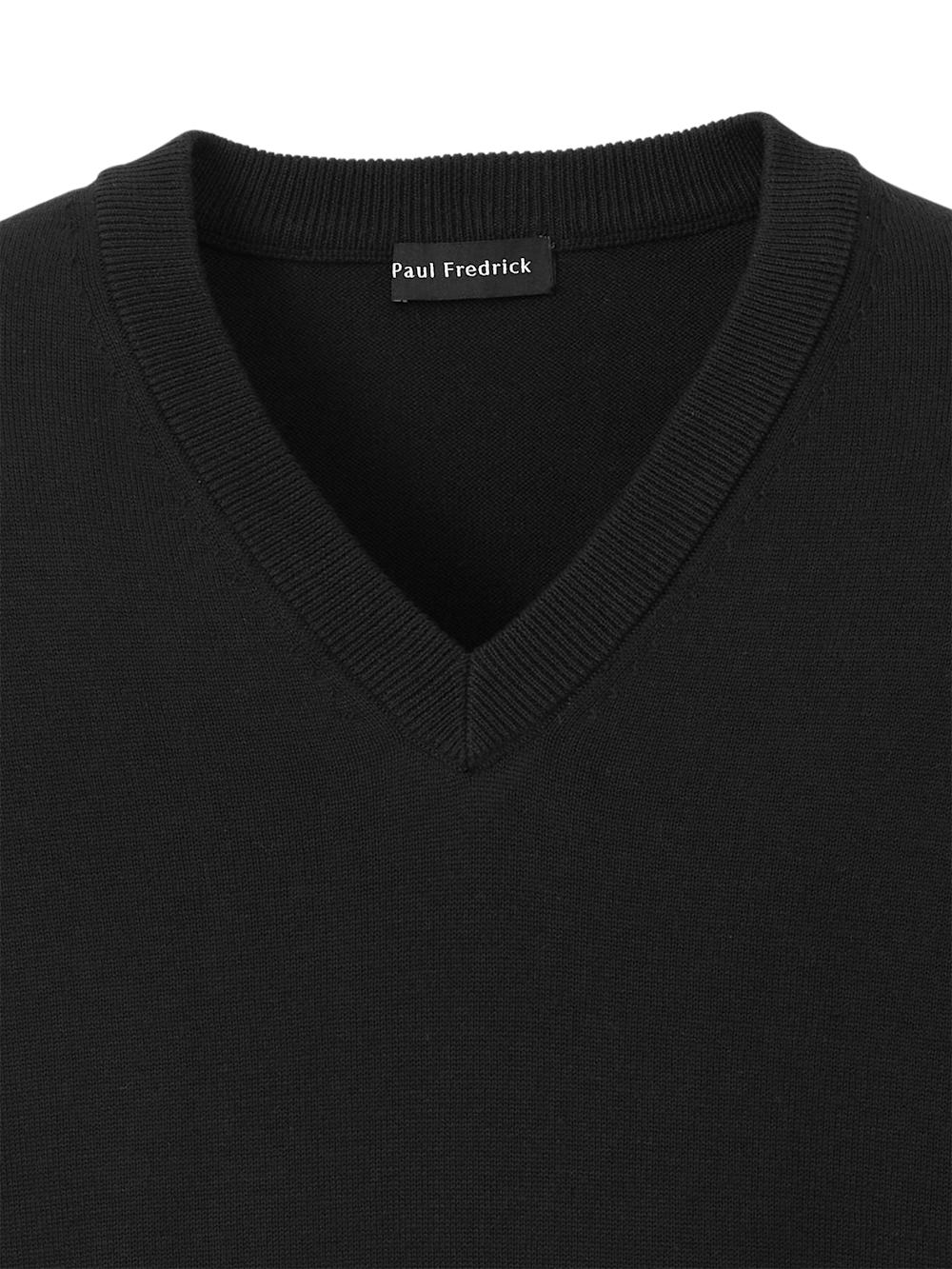 Supima Cotton Vest - Black Product Image