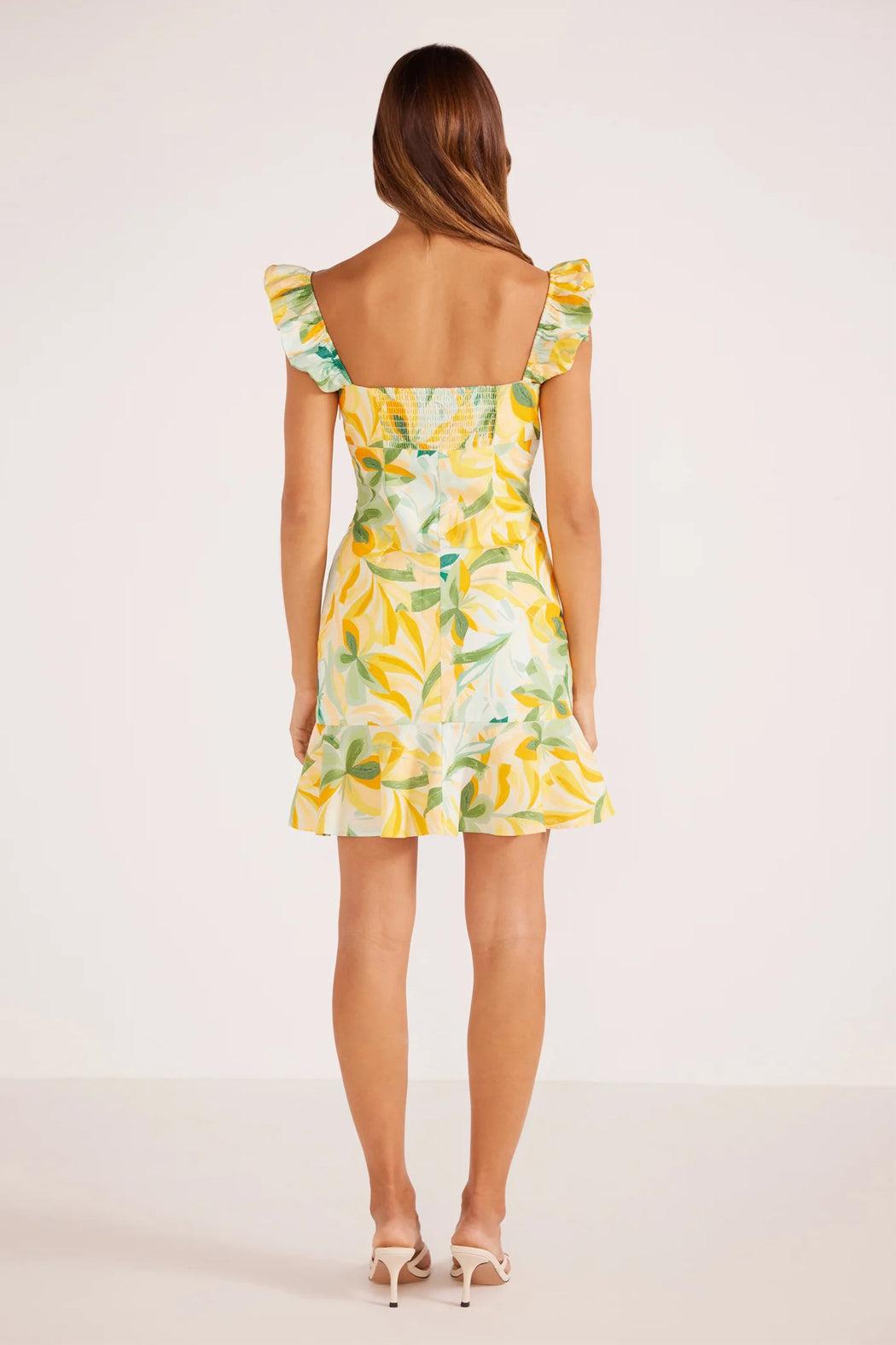 Solstice Front Tie Mini Dress Product Image