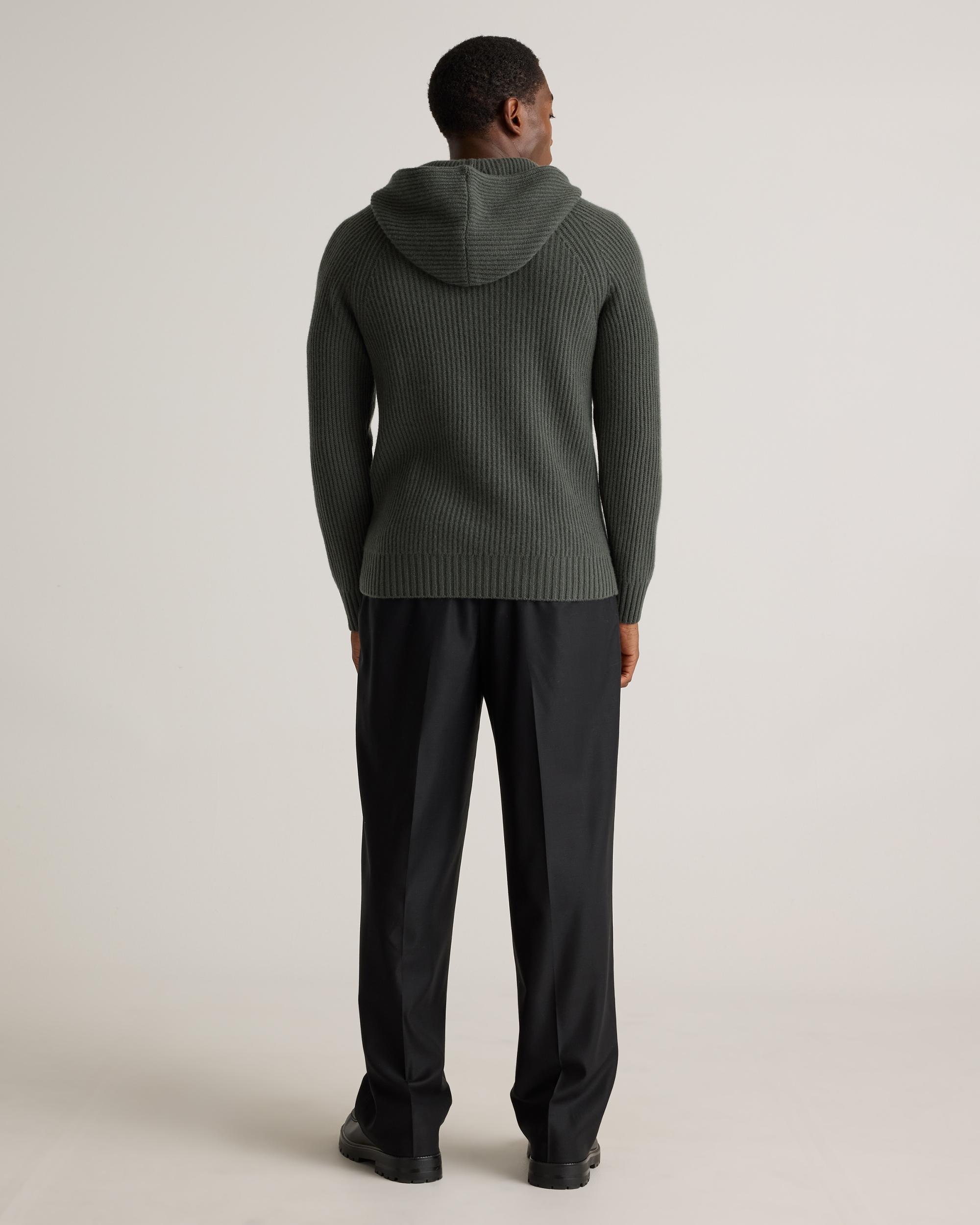 Quince | Men's Mongolian Cashmere Fisherman Pullover Hoodie Product Image