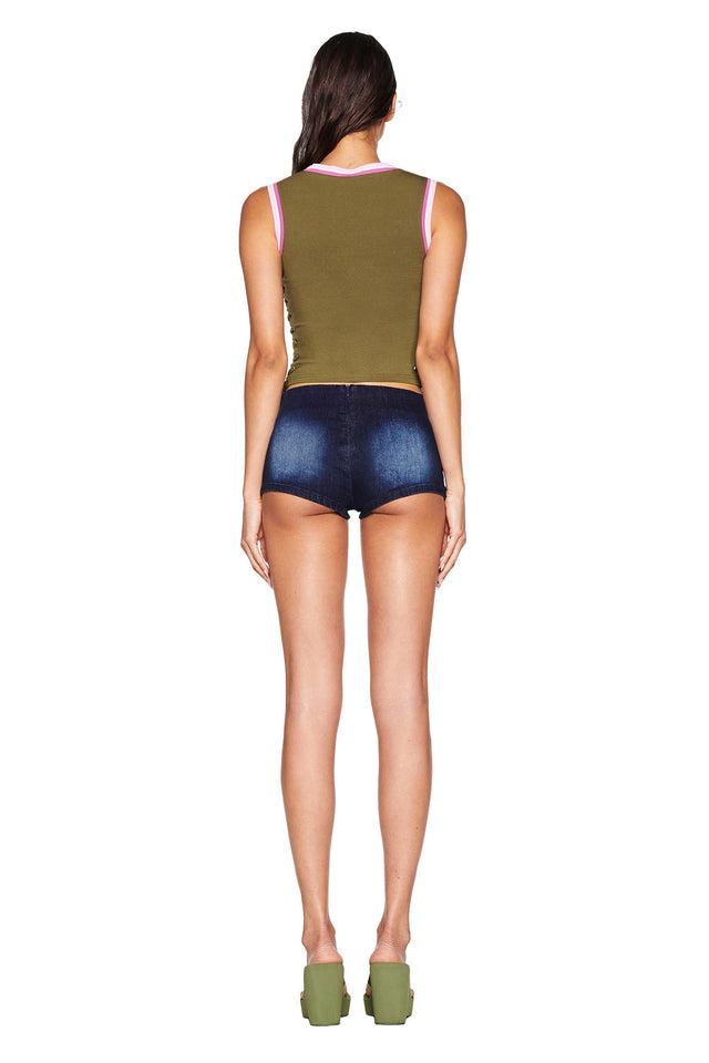 DAKOTA SHORT - DARK DENIM BLUE Product Image