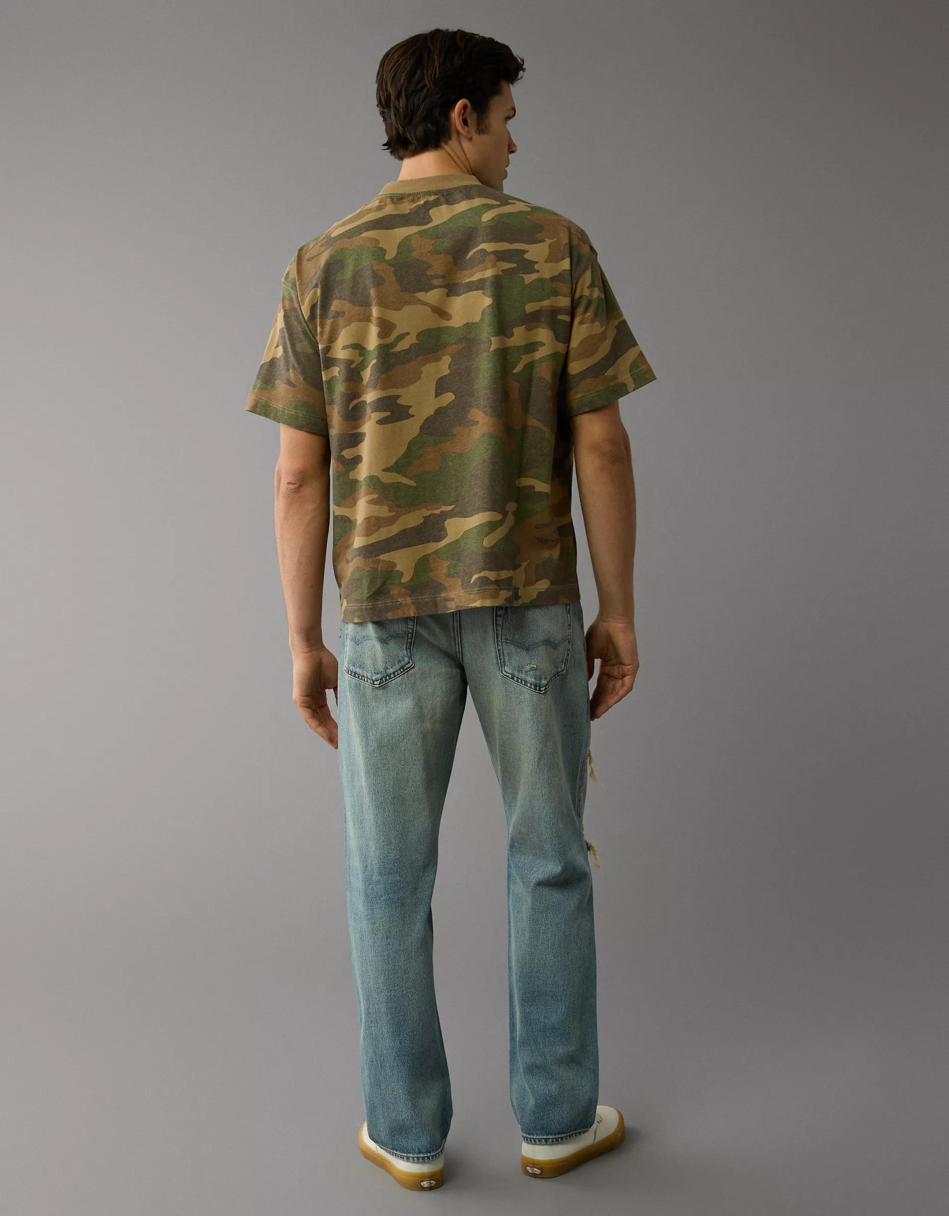 AE Boxy Sueded Jersey T-Shirt Men's Product Image