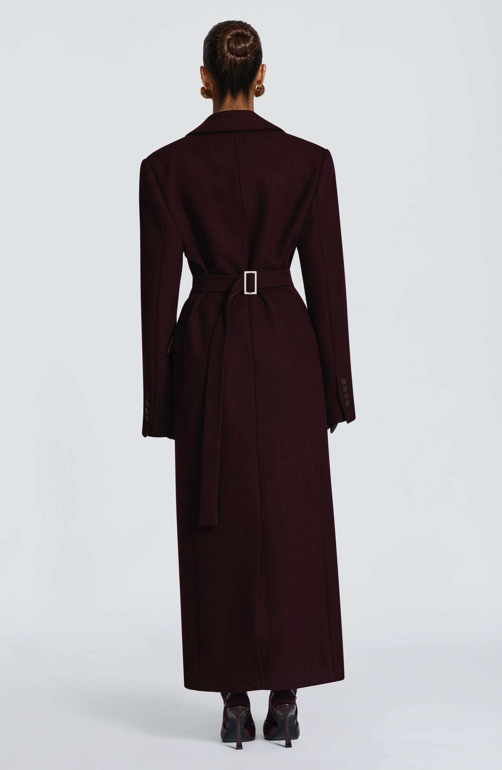 Ursula Coat - Plum Product Image