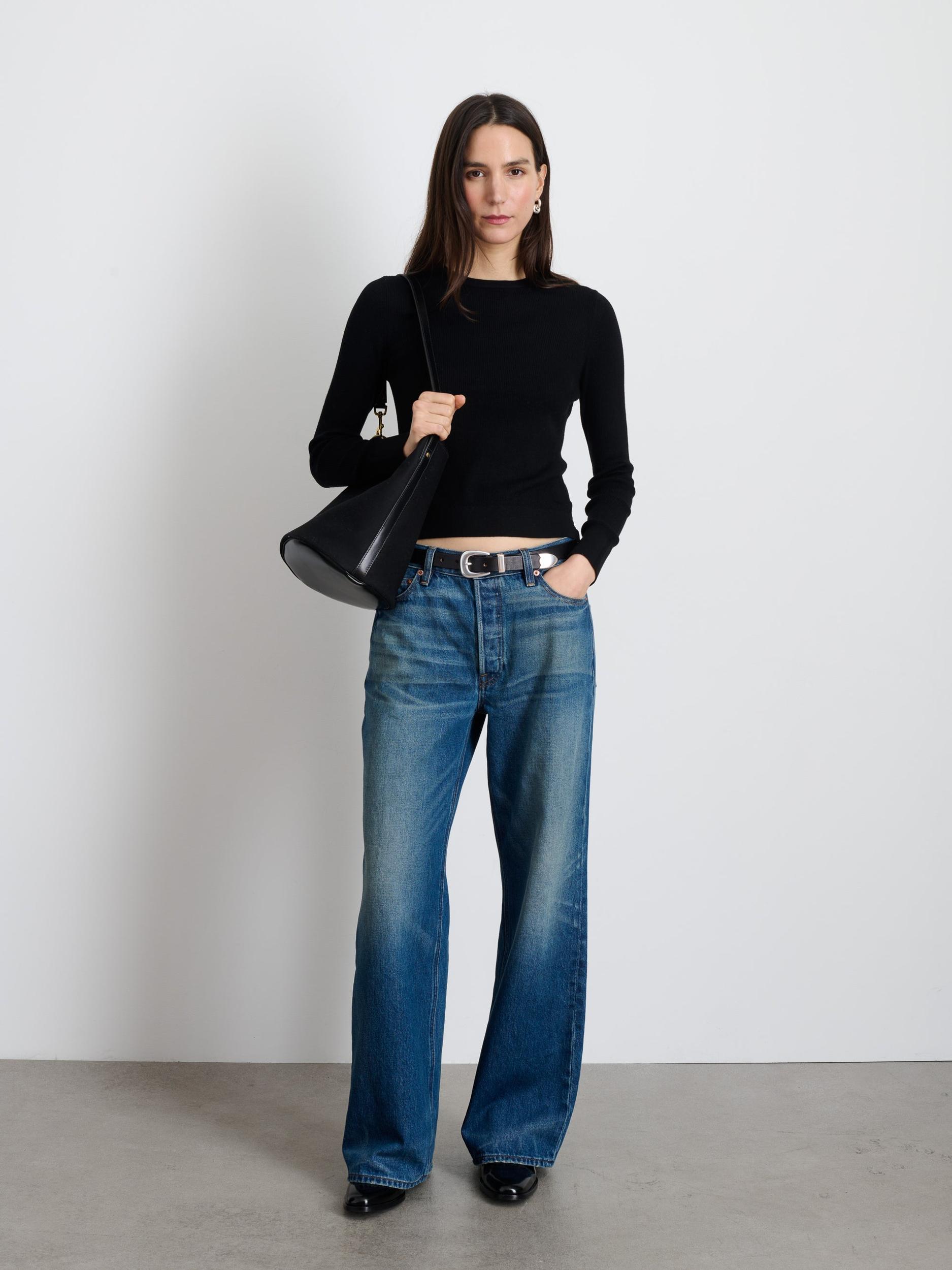 Ava Sweater Tee Product Image