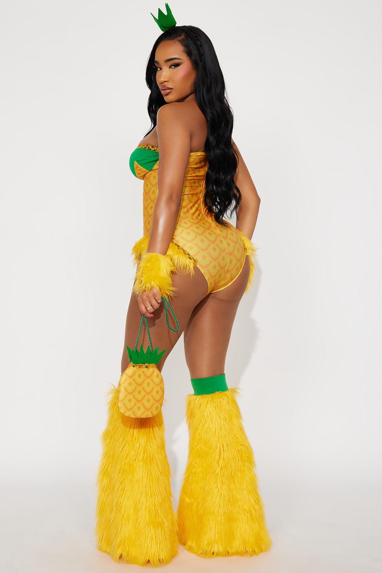 Juicy Watermelon 4 Piece Costume Set - Red/combo Female Product Image