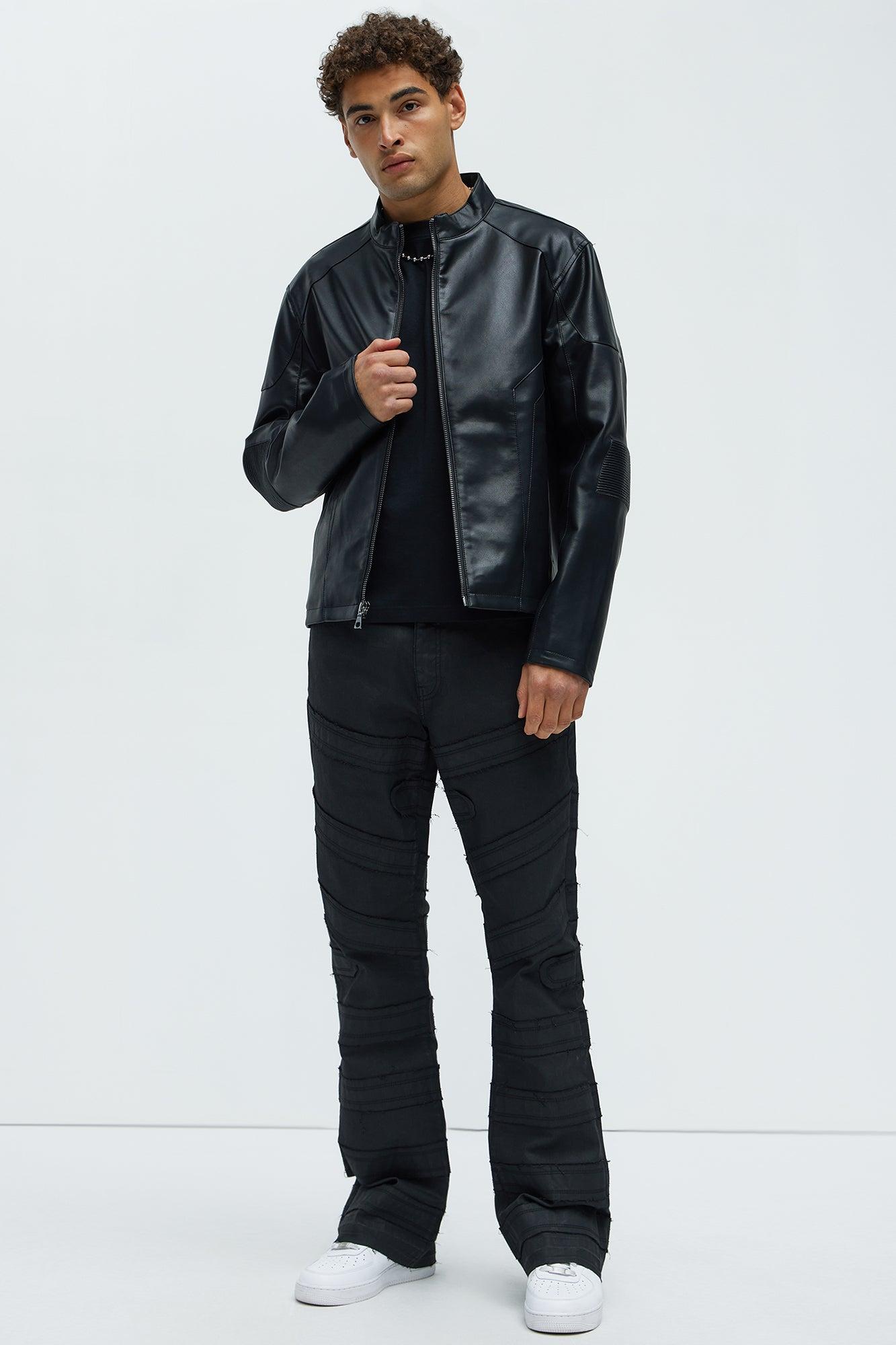 Saber Tooth Zip Up Jacket - Black Product Image