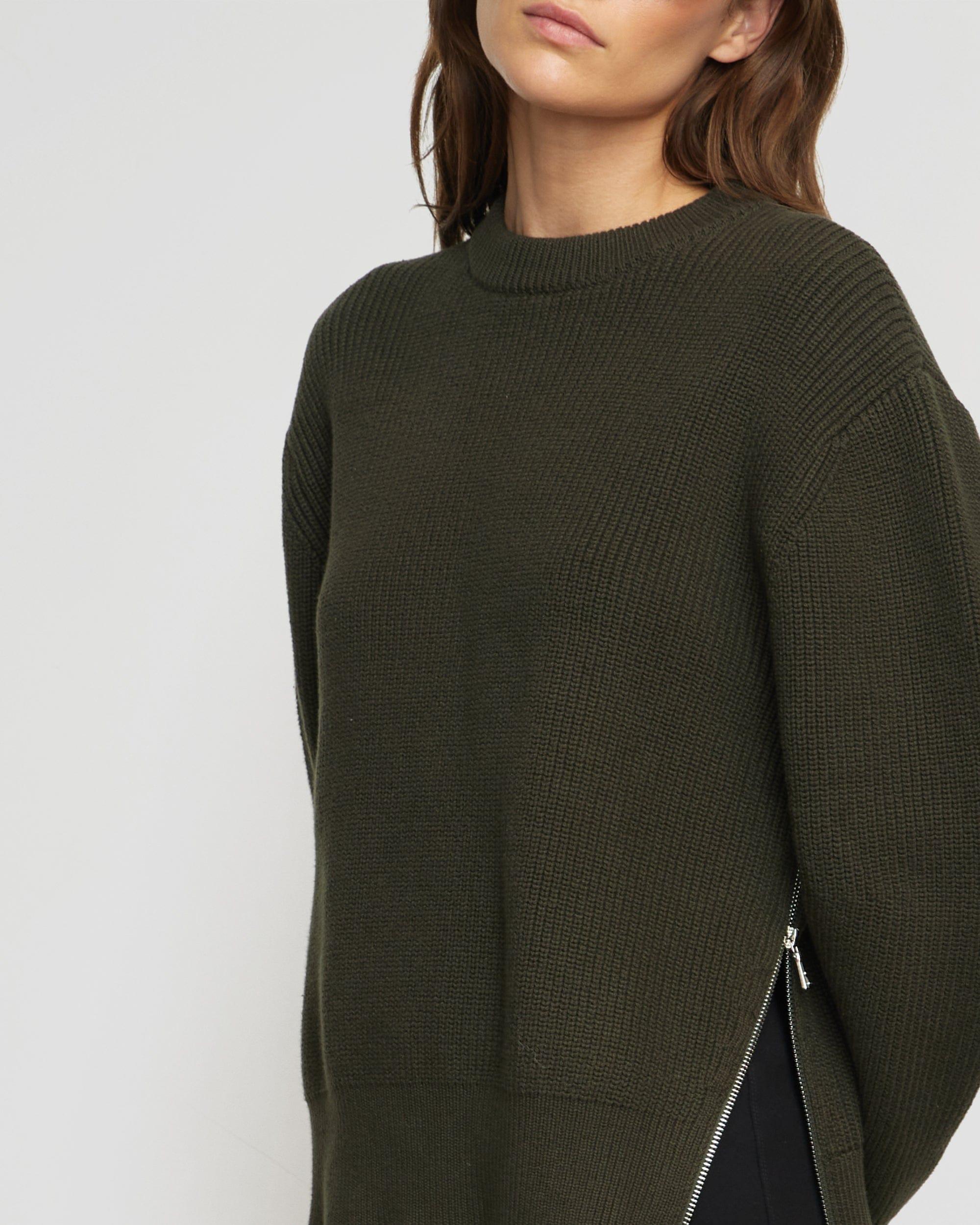 Tate Organic Cotton Side-Zip Sweater Product Image