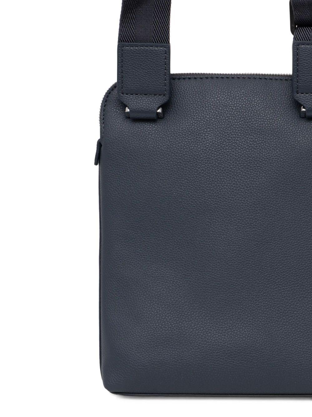 logo-debossed messenger bag Product Image