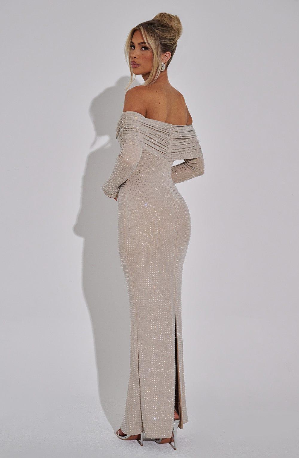 Cyprus Maxi Dress - Nude Product Image