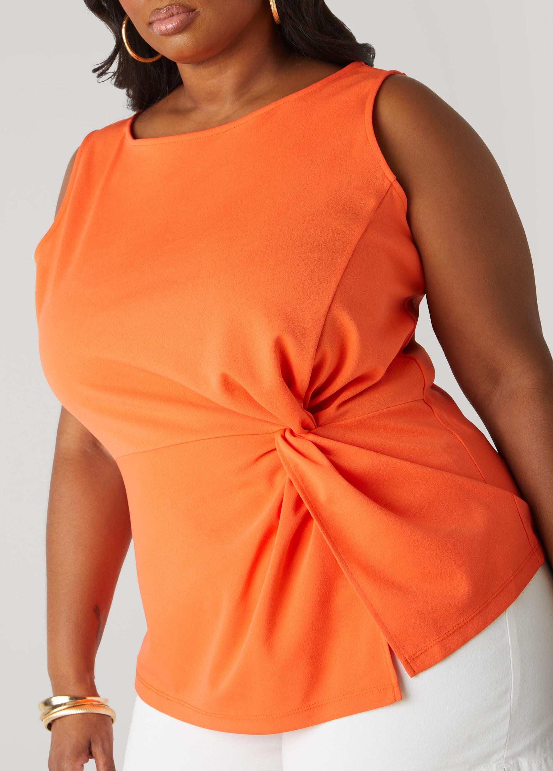 Knotted Split Front Top Product Image