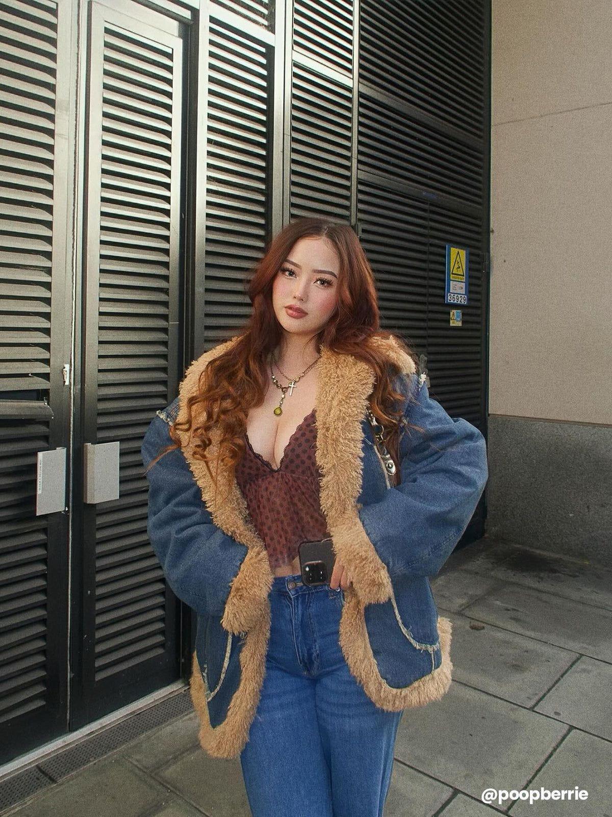 Aelfric Eden Denim Sherpa Coat Product Image