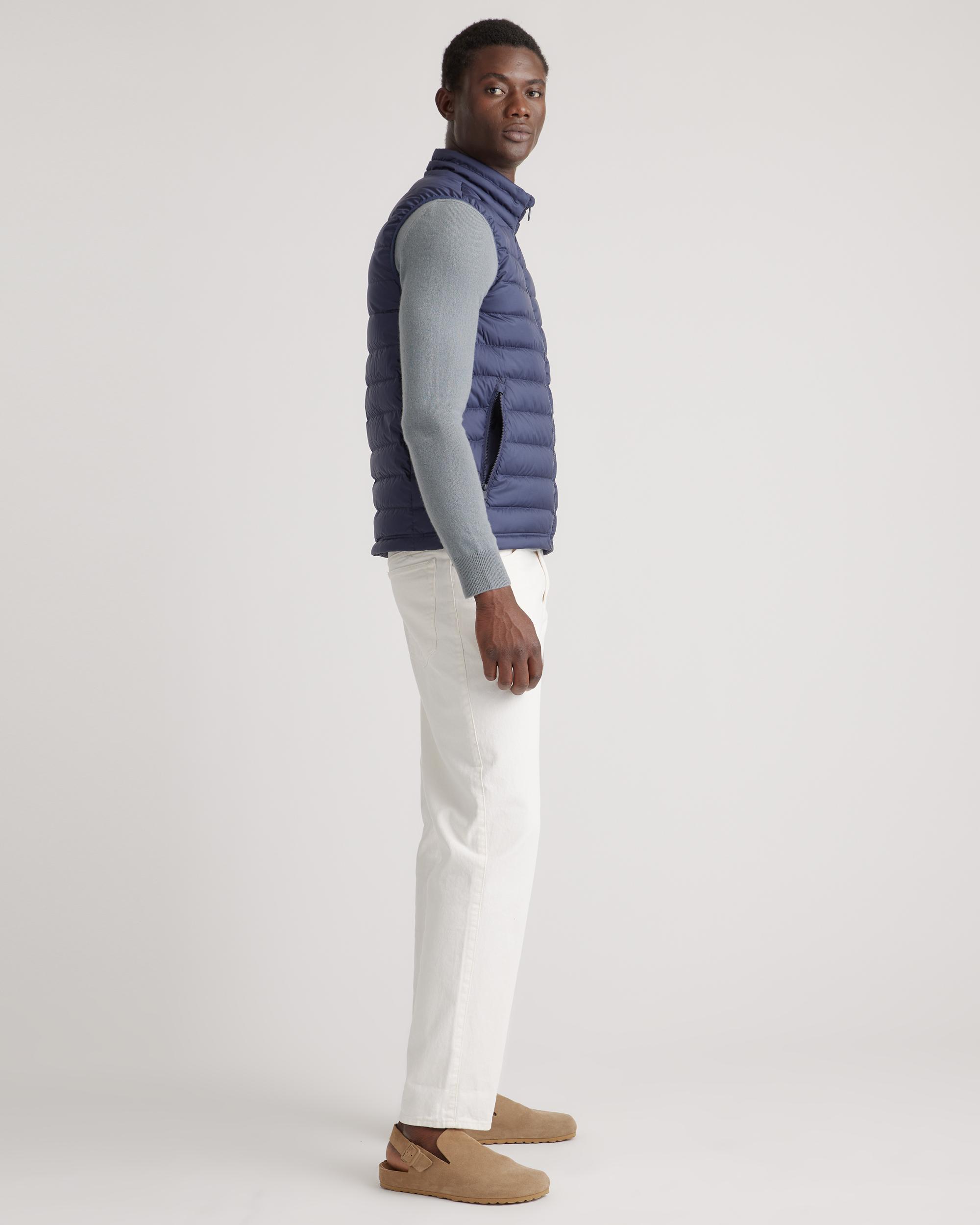 Quince | Men's Lightweight Down Packable Puffer Vest Recycled Polyester Product Image