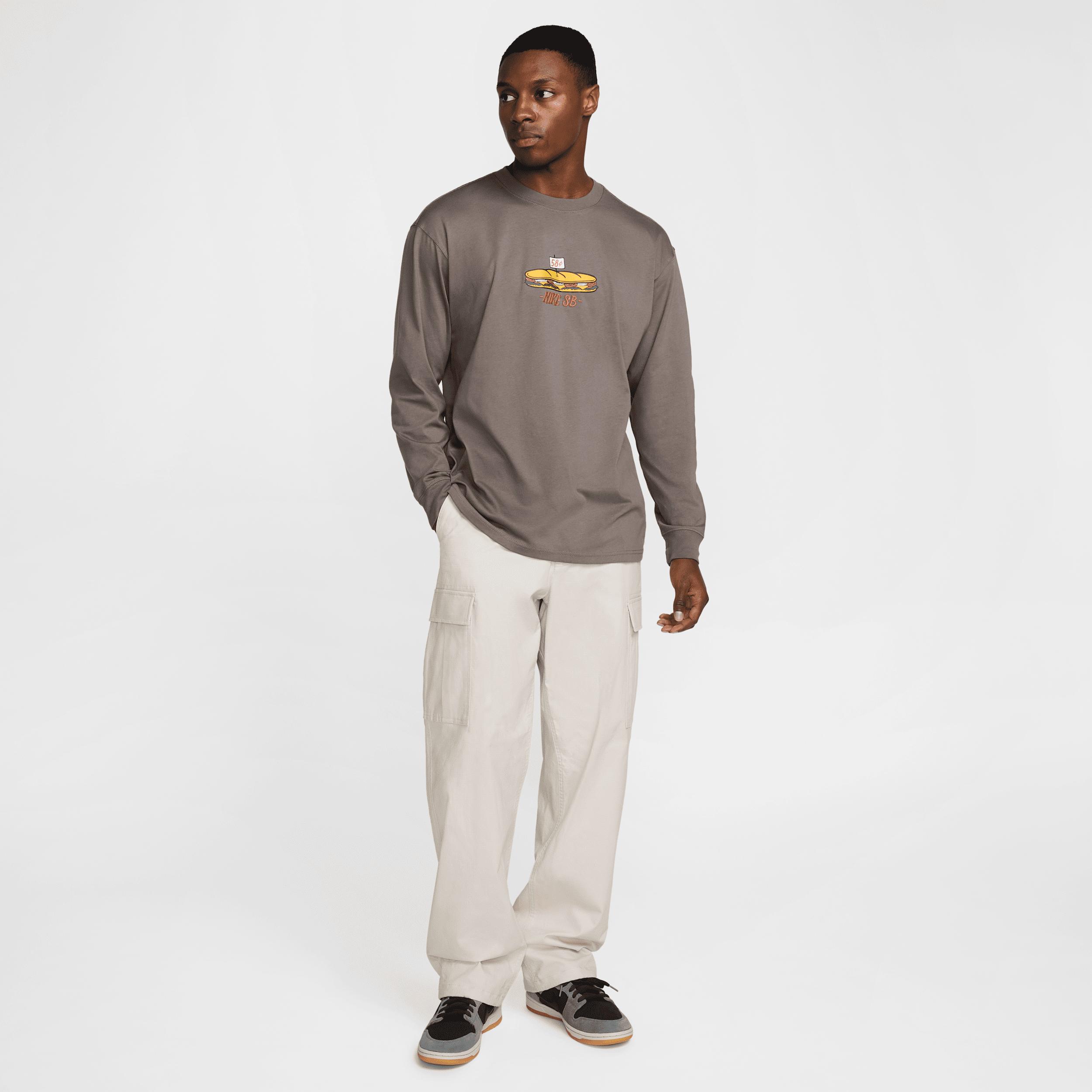 Men's Nike SB Long-Sleeved Max90 Skate T-Shirt Product Image