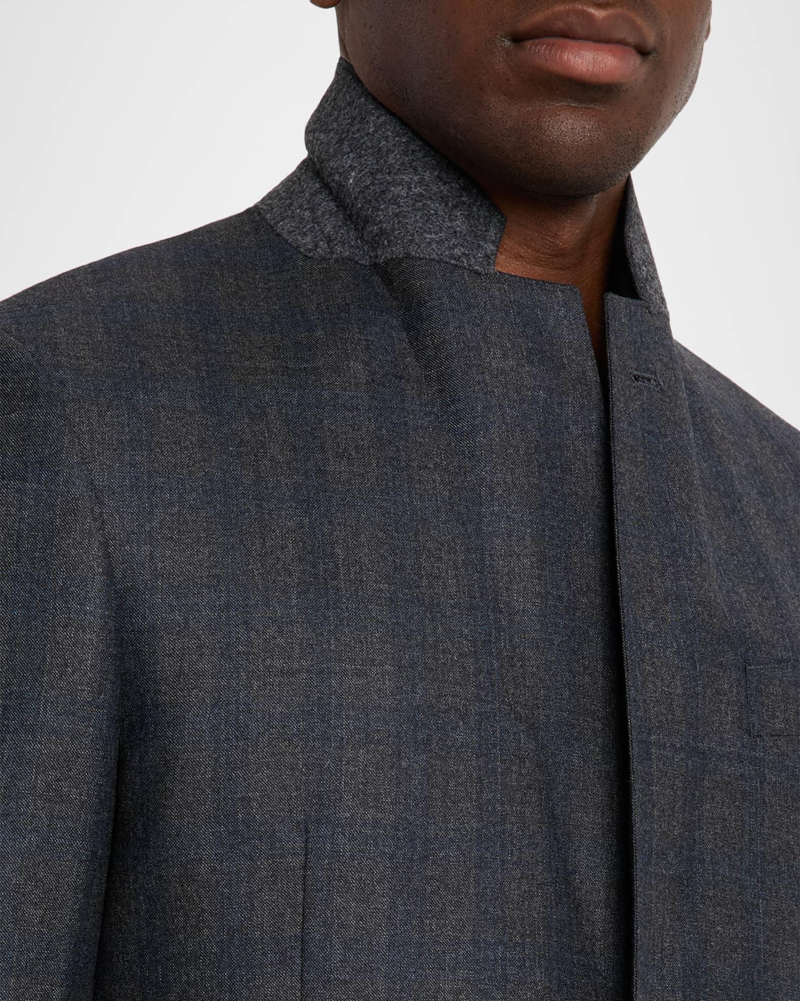 Men's Blurred Plaid G Line Two-Piece Suit  Product Image